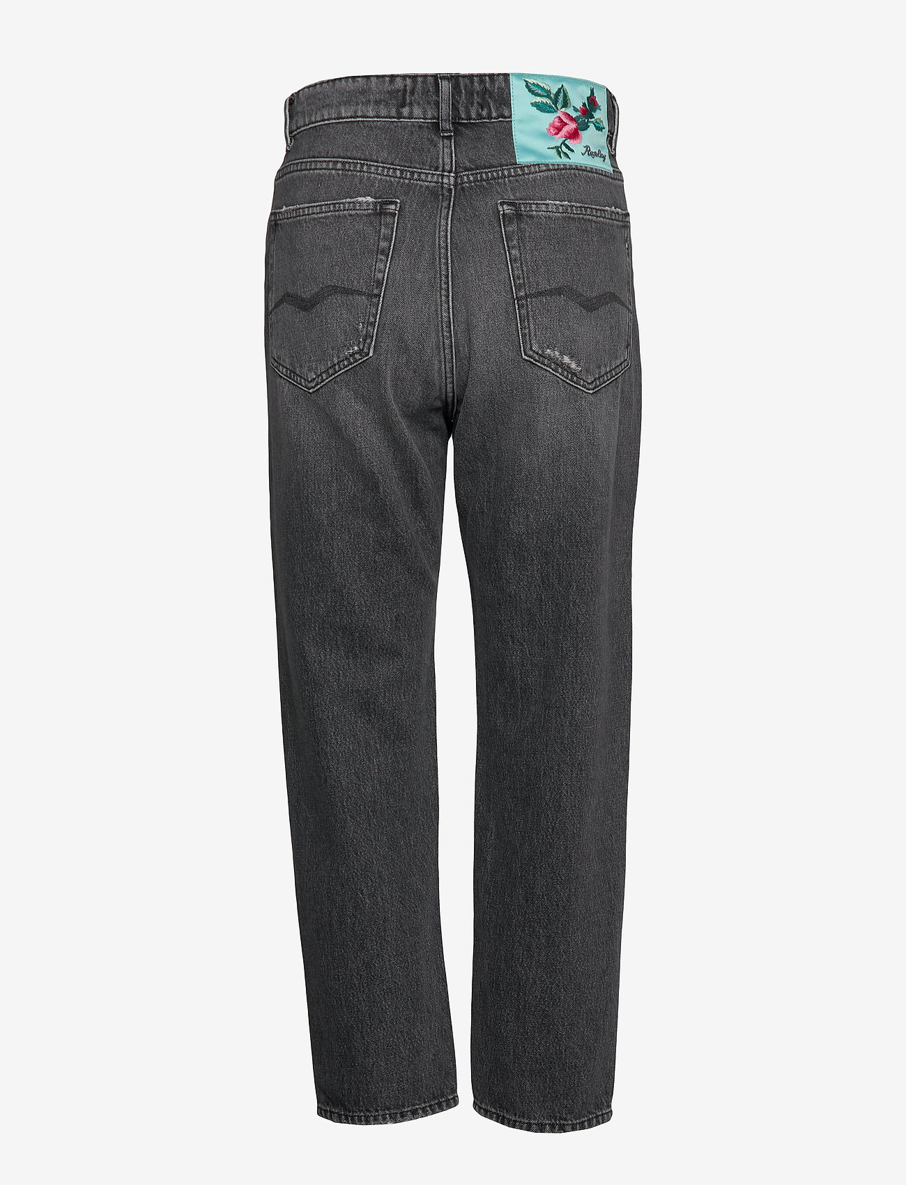 Replay - Trousers - džinsa bikses ar taisnām starām - dark grey - 1