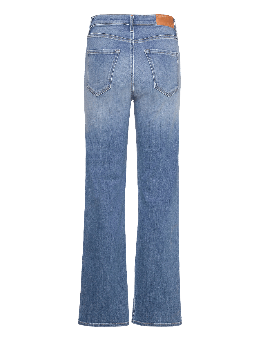 Replay - REYNE Trousers HIGH WAIST WIDE LEG - brede jeans - blue - 1