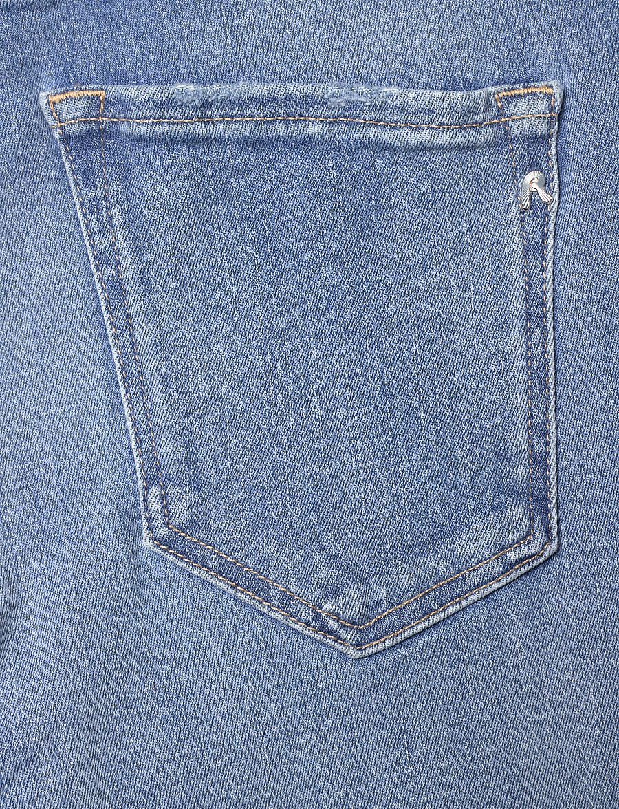 Replay - REYNE Trousers HIGH WAIST WIDE LEG - brede jeans - blue - 4