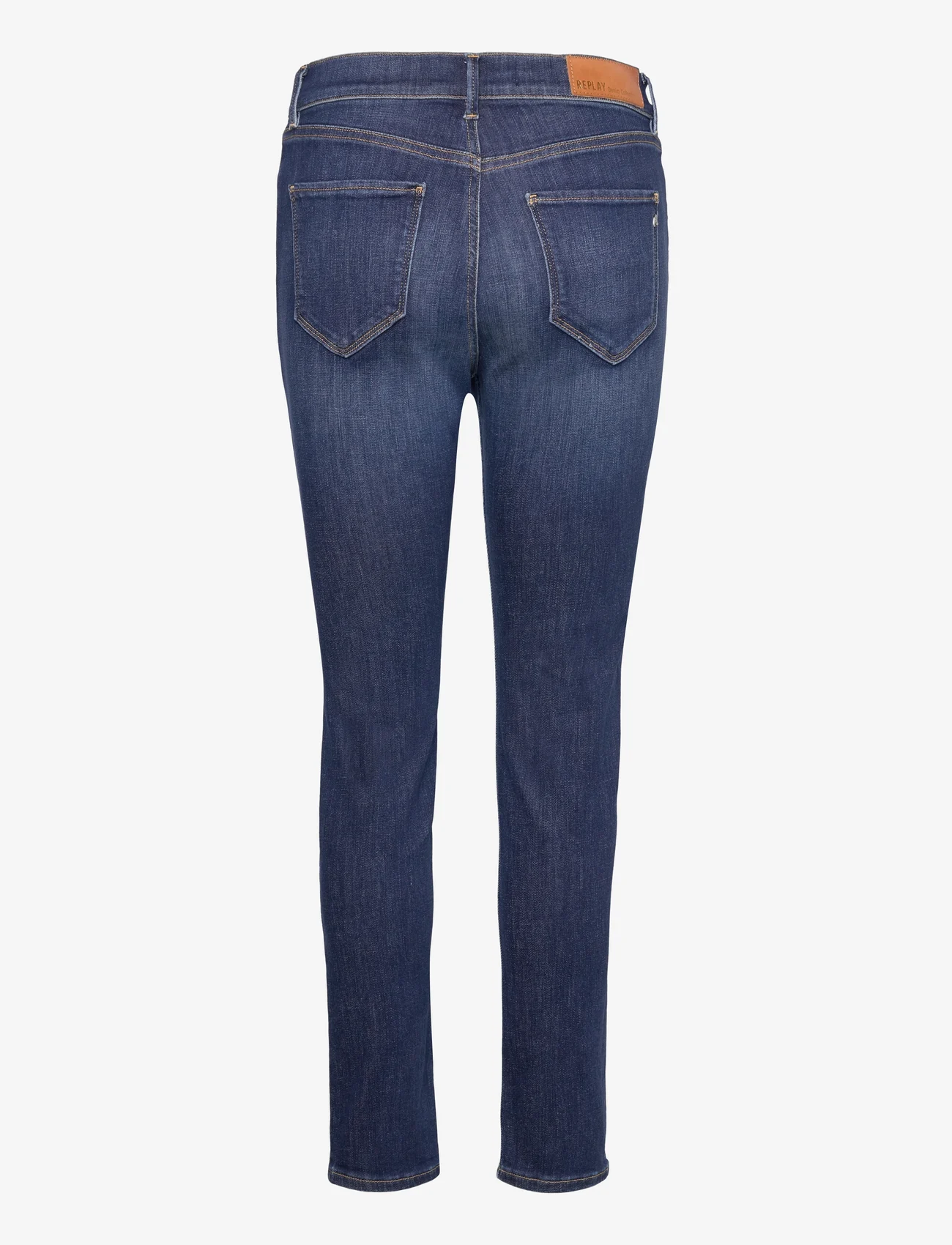 Replay - MJLA Trousers SUPER SLIM HIGH WAIST - džinsa bikses ar tievām starām - blue - 1