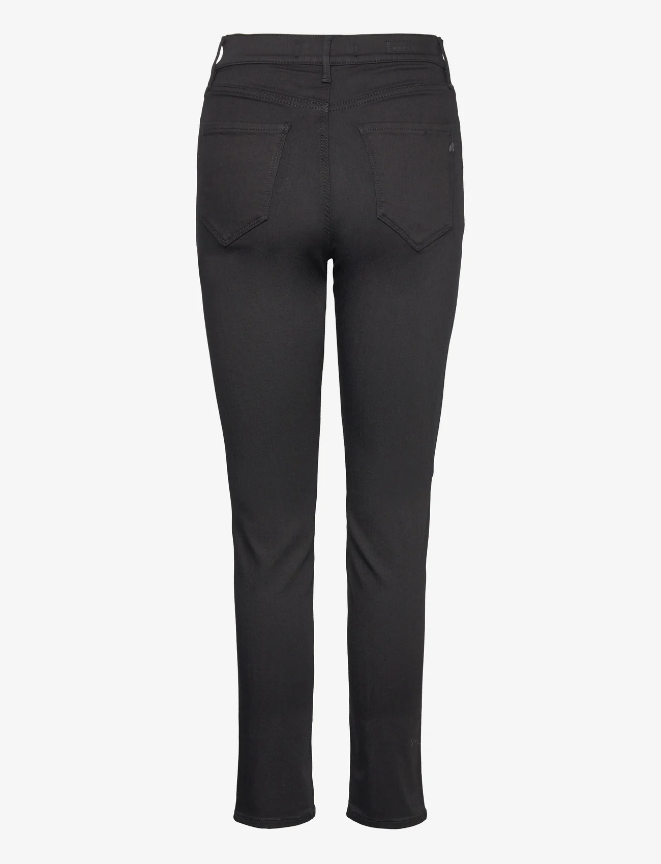 Replay - MJLA Trousers SUPER SLIM HIGH WAIST - slim fit jeans - black - 1