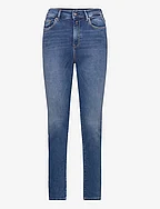 MJLA Trousers SUPER SLIM HIGH WAIST - BLUE