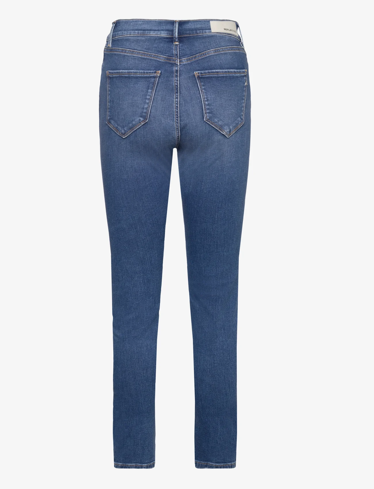 Replay - MJLA Trousers SUPER SLIM HIGH WAIST - slim fit jeans - blue - 1
