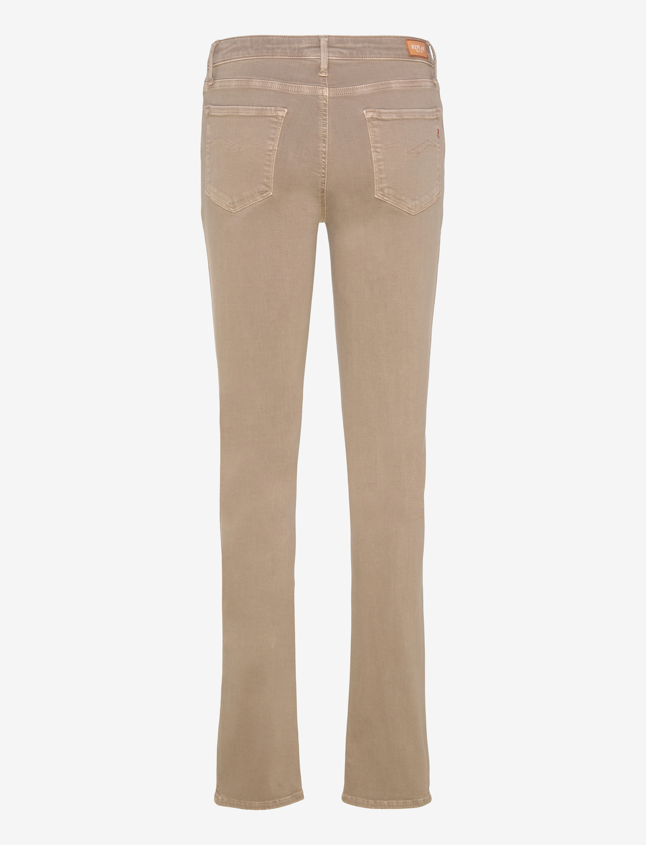 Replay - ZOLIE Trousers STRAIGHT LEG HIGH WAIST Hyperflex Colour XLite - straight jeans - beige - 2