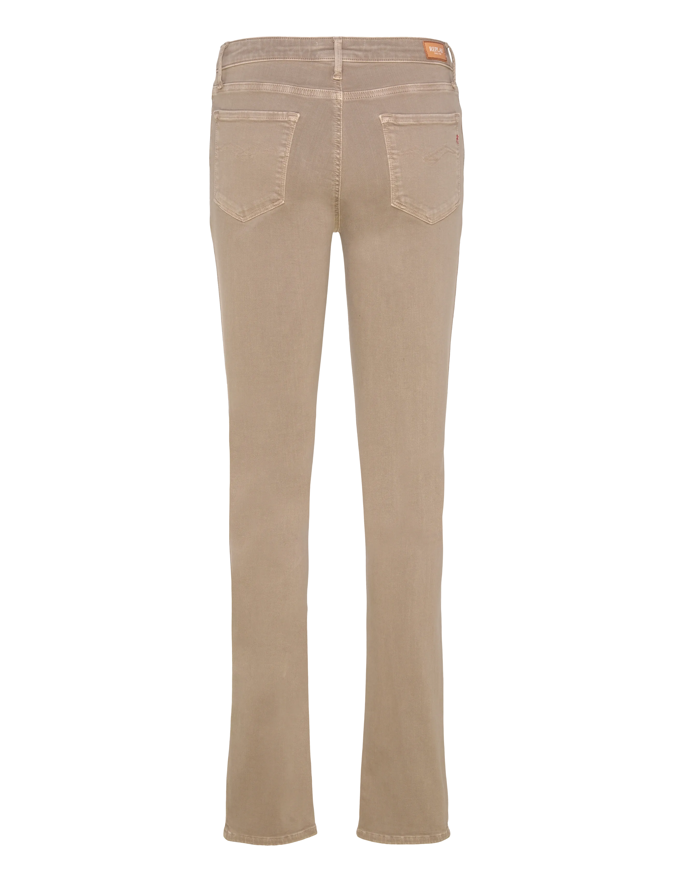 Replay - ZOLIE Trousers STRAIGHT LEG HIGH WAIST Hyperflex Colour XLite - gerade jeans - beige - 2