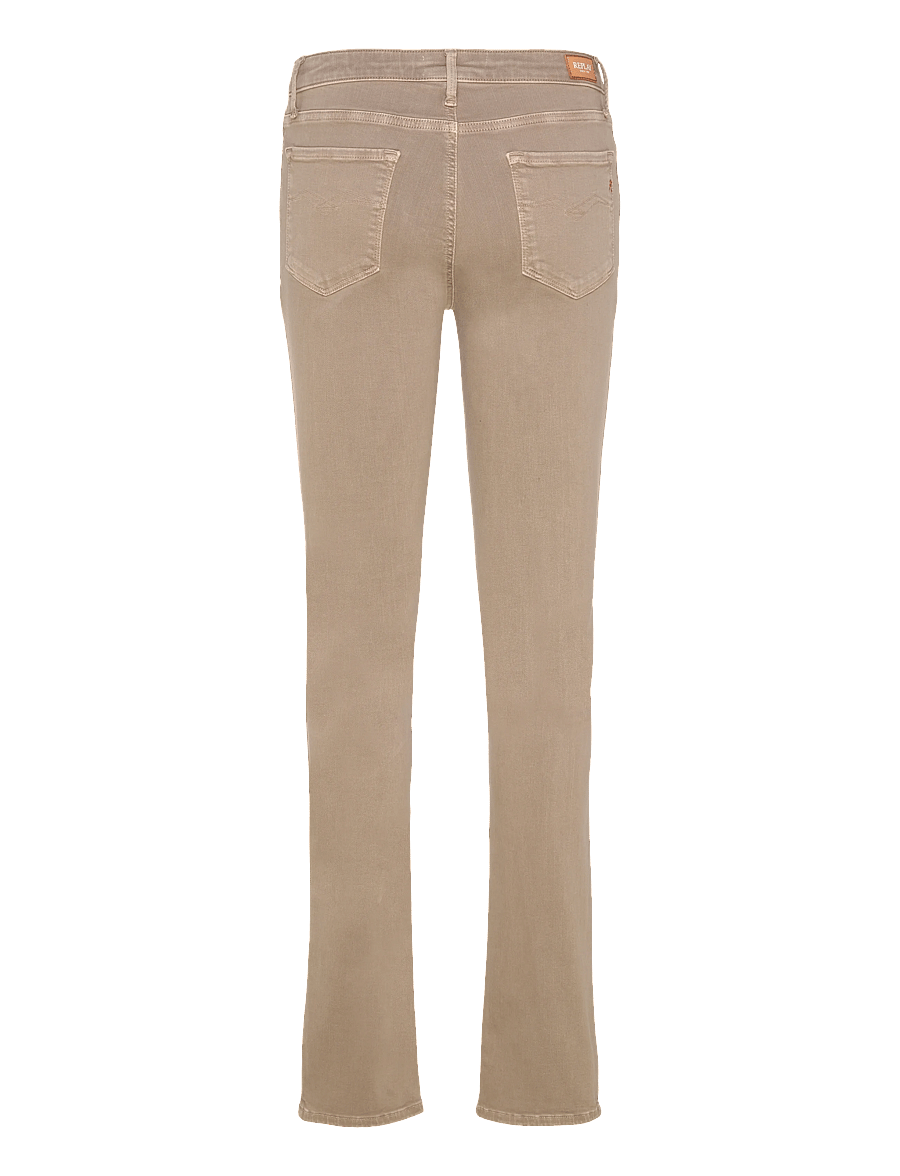 Replay - ZOLIE Trousers STRAIGHT LEG HIGH WAIST Hyperflex Colour XLite - proste dżinsy - beige - 2