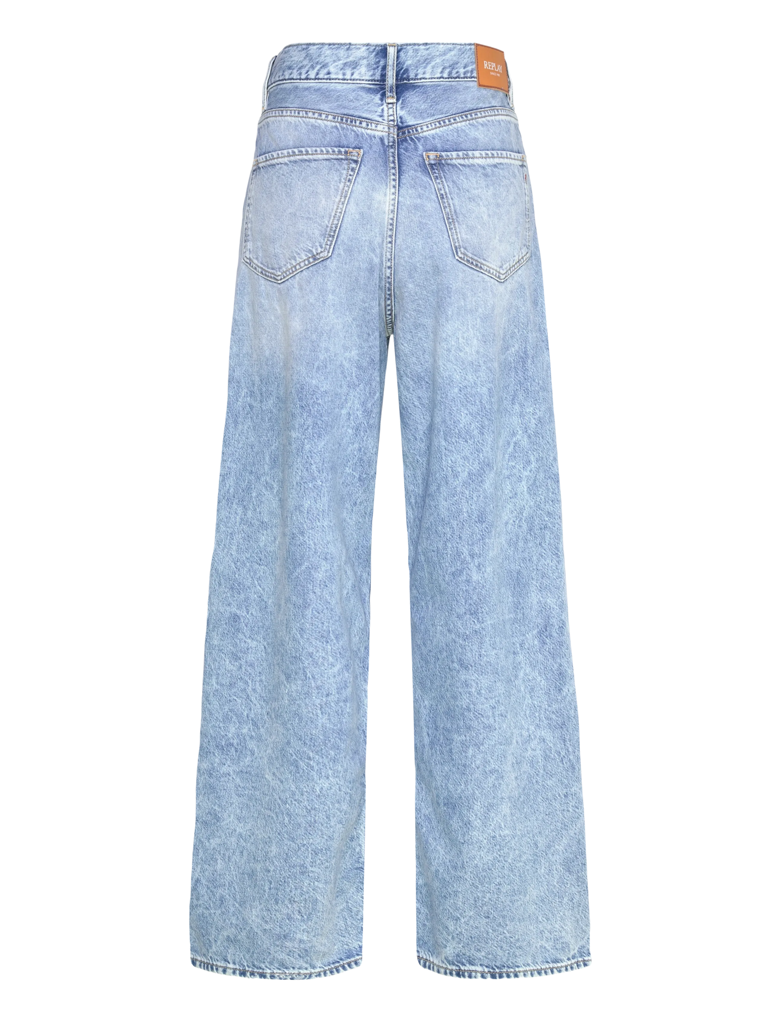 Replay - CARY Trousers WIDE LEG - wide leg jeans - blue - 2