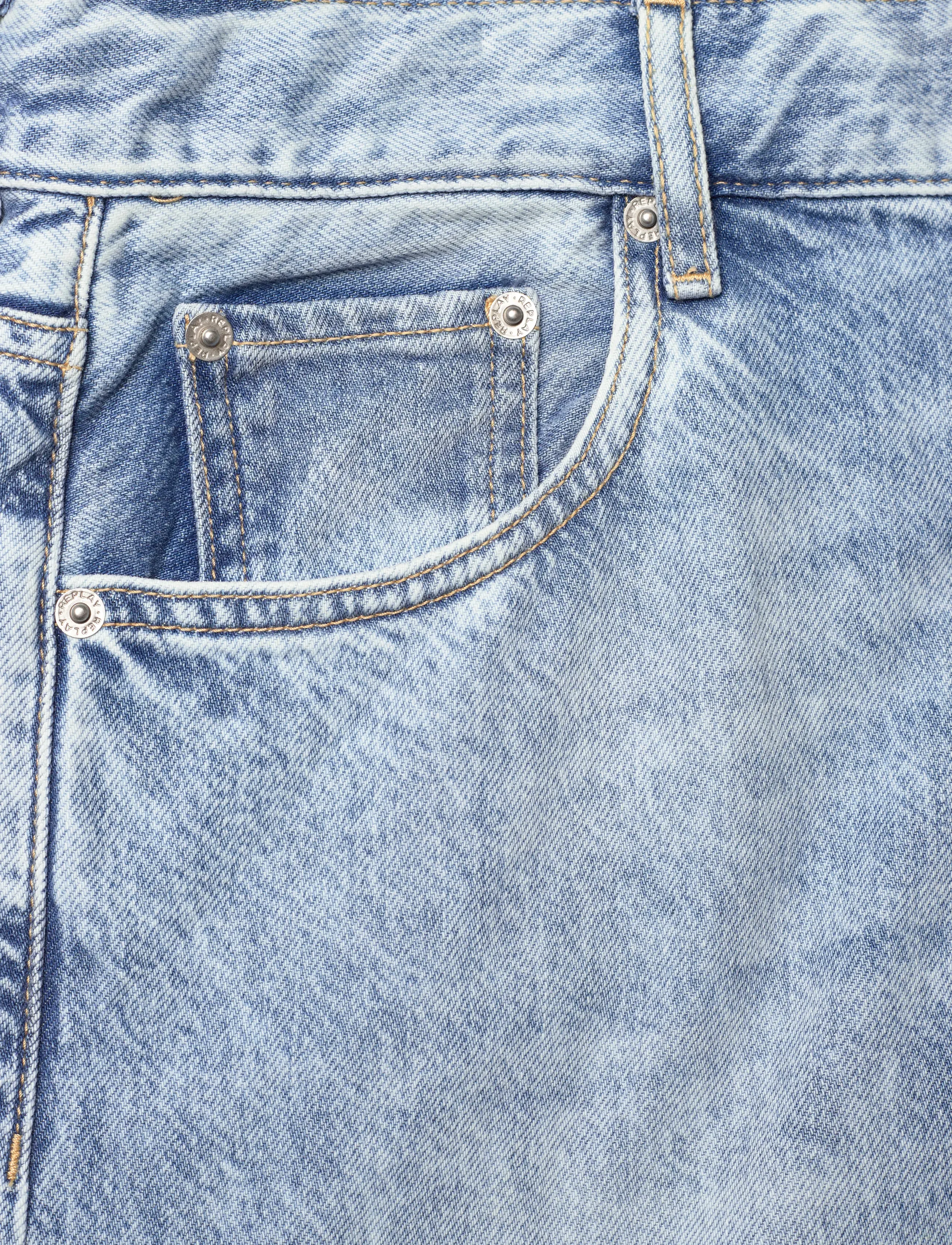 Replay - CARY Trousers WIDE LEG - wide leg jeans - blue - 5