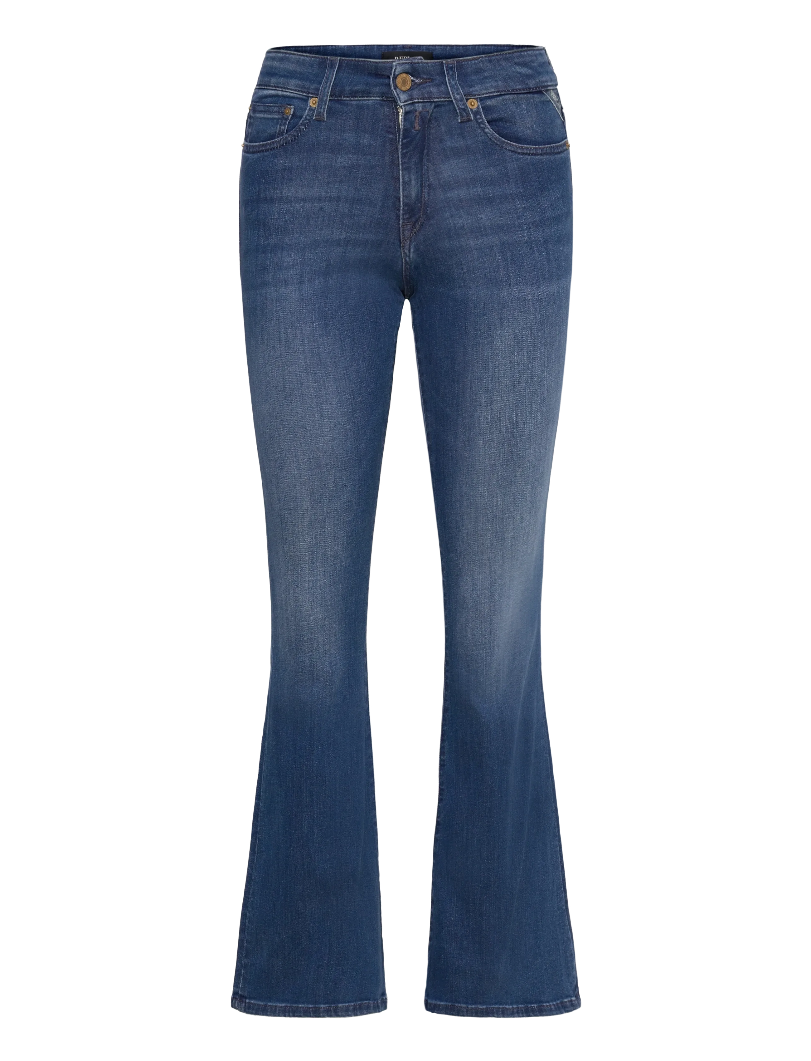 Replay JOELLA Trousers FLARE REGULAR WAIST 99 Denim - Replay - BLUE / blue