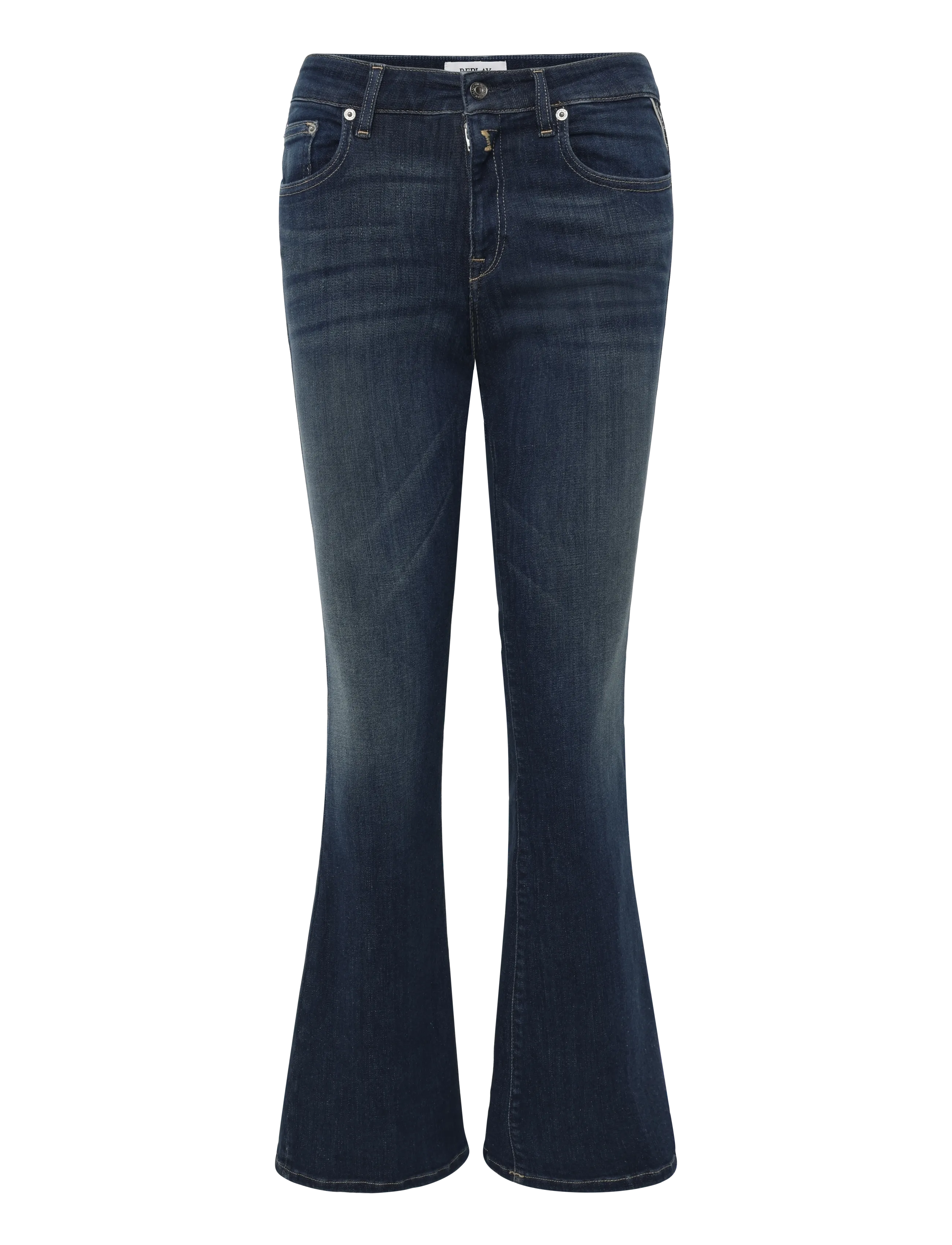 Replay JOELLA FLARE REGULAR WAIST  Sustainable DENIM Trousers - Replay - BLUE / blue