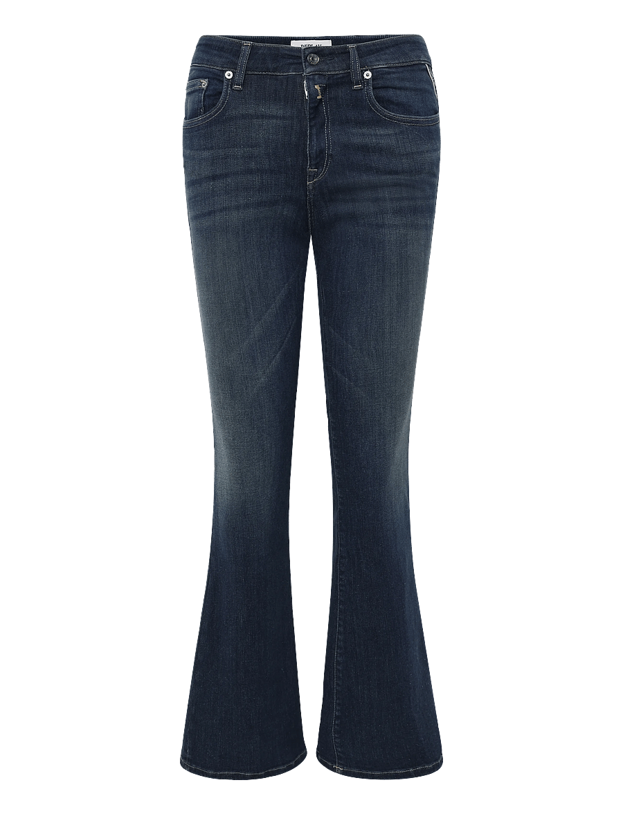 Replay - JOELLA FLARE REGULAR WAIST Sustainable DENIM Trousers - jeans évasés - blue - 1
