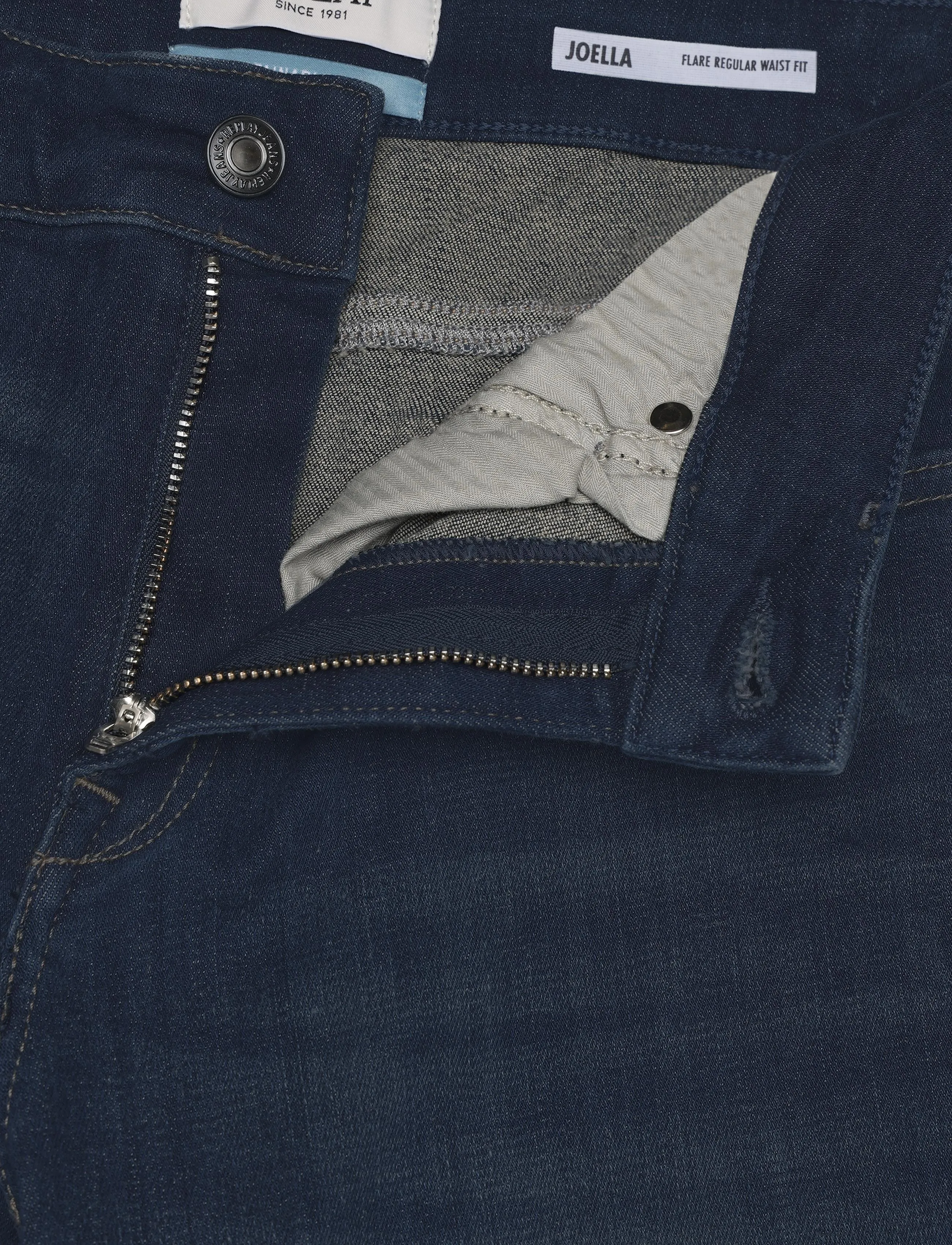 Replay - JOELLA FLARE REGULAR WAIST  Sustainable DENIM Trousers - jeans évasés - blue - 5