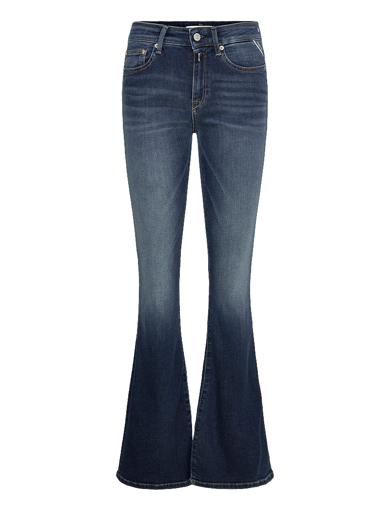 Replay - JOELLA Trousers FLARE REGULAR WAIST - alt eriti laia säärega teksad - dark blue - 1