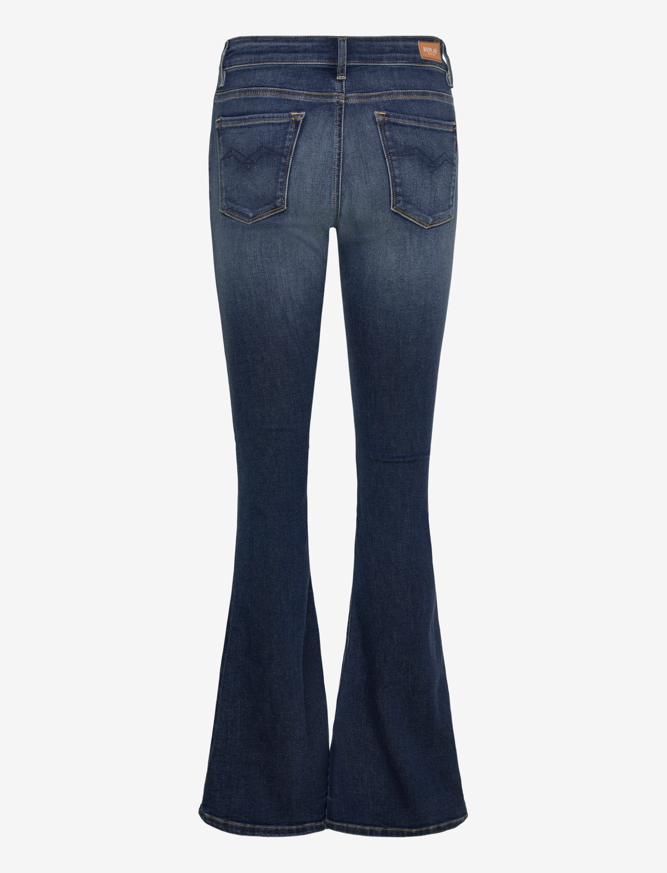 Replay - JOELLA Trousers FLARE REGULAR WAIST - alt eriti laia säärega teksad - dark blue - 2