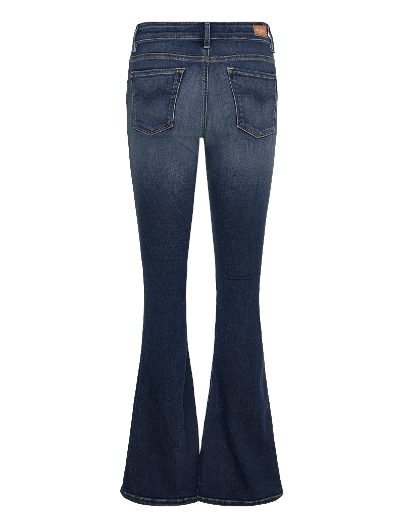 Replay - JOELLA Trousers FLARE REGULAR WAIST - alt eriti laia säärega teksad - dark blue - 2