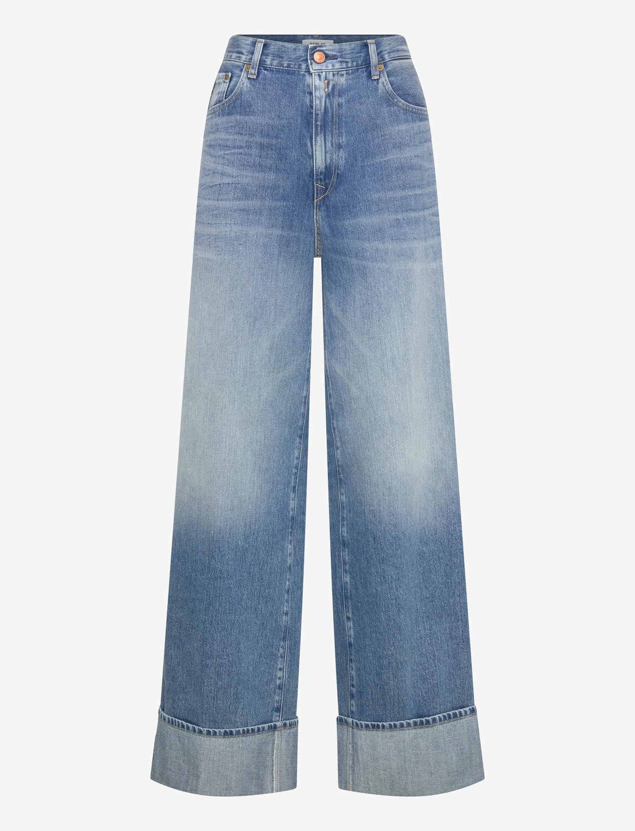 Replay - NALAJA Trousers WIDE LEG - bukser med brede ben - blue - 1