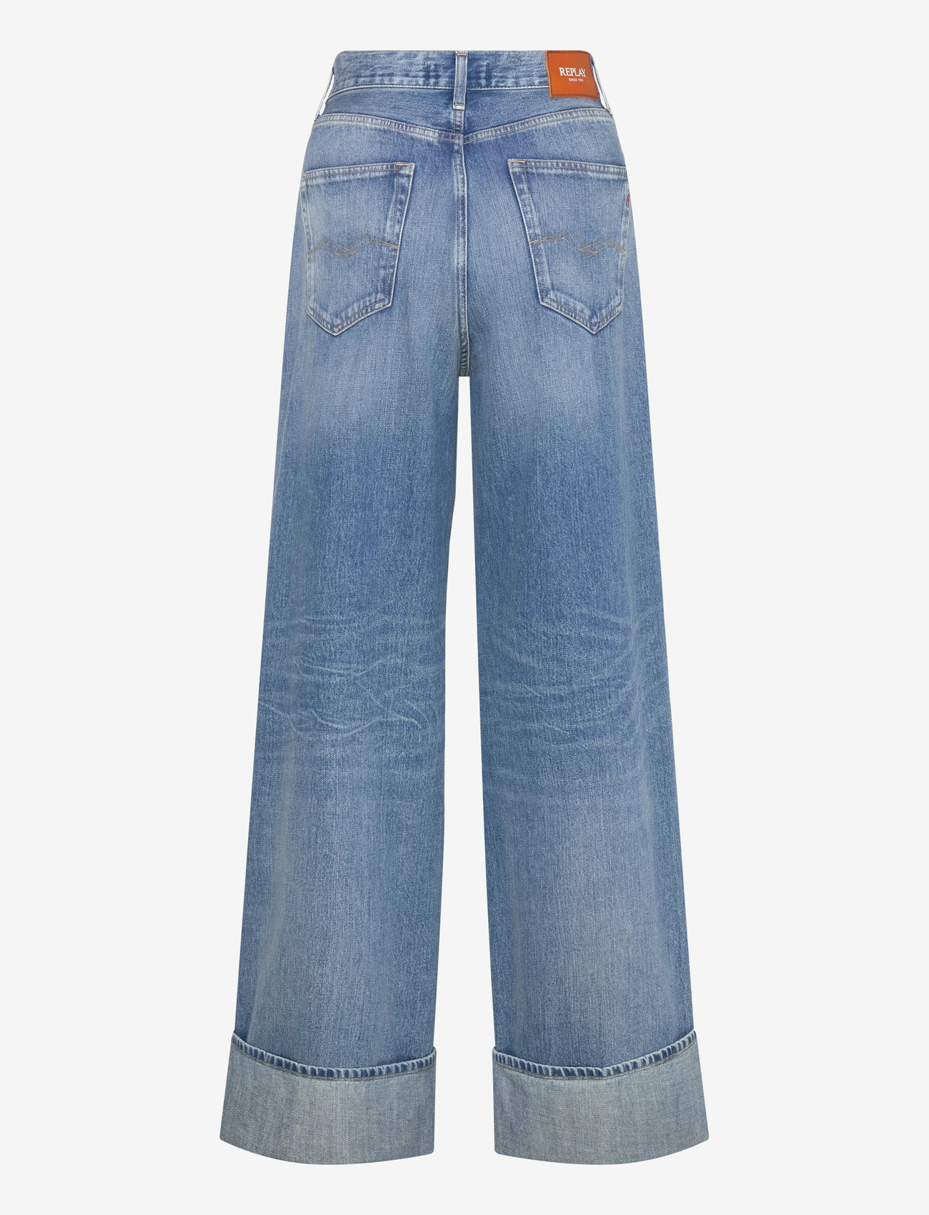 Replay - NALAJA Trousers WIDE LEG - bukser med brede ben - blue - 2