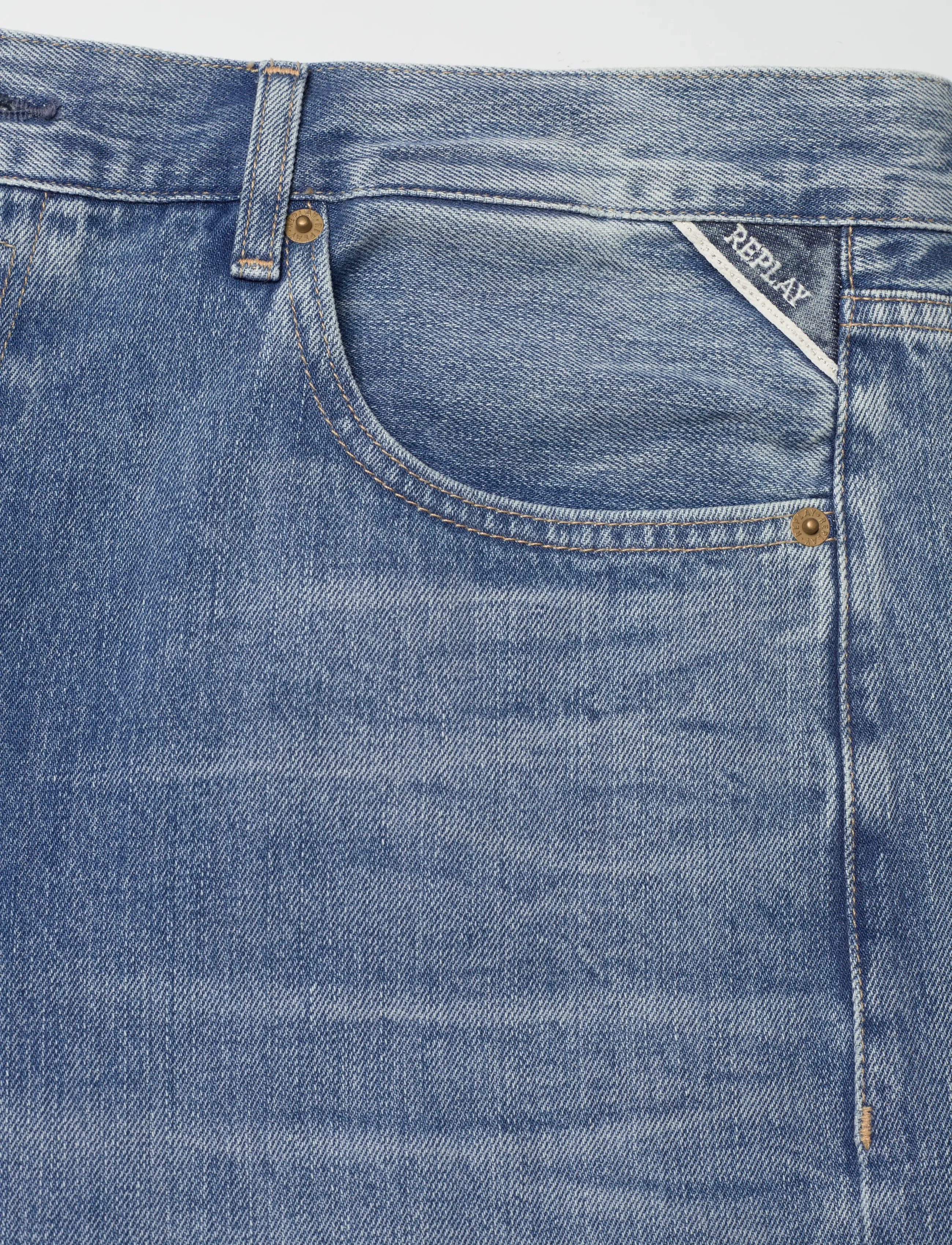 Replay - NALAJA Trousers WIDE LEG - bukser med brede ben - blue - 5