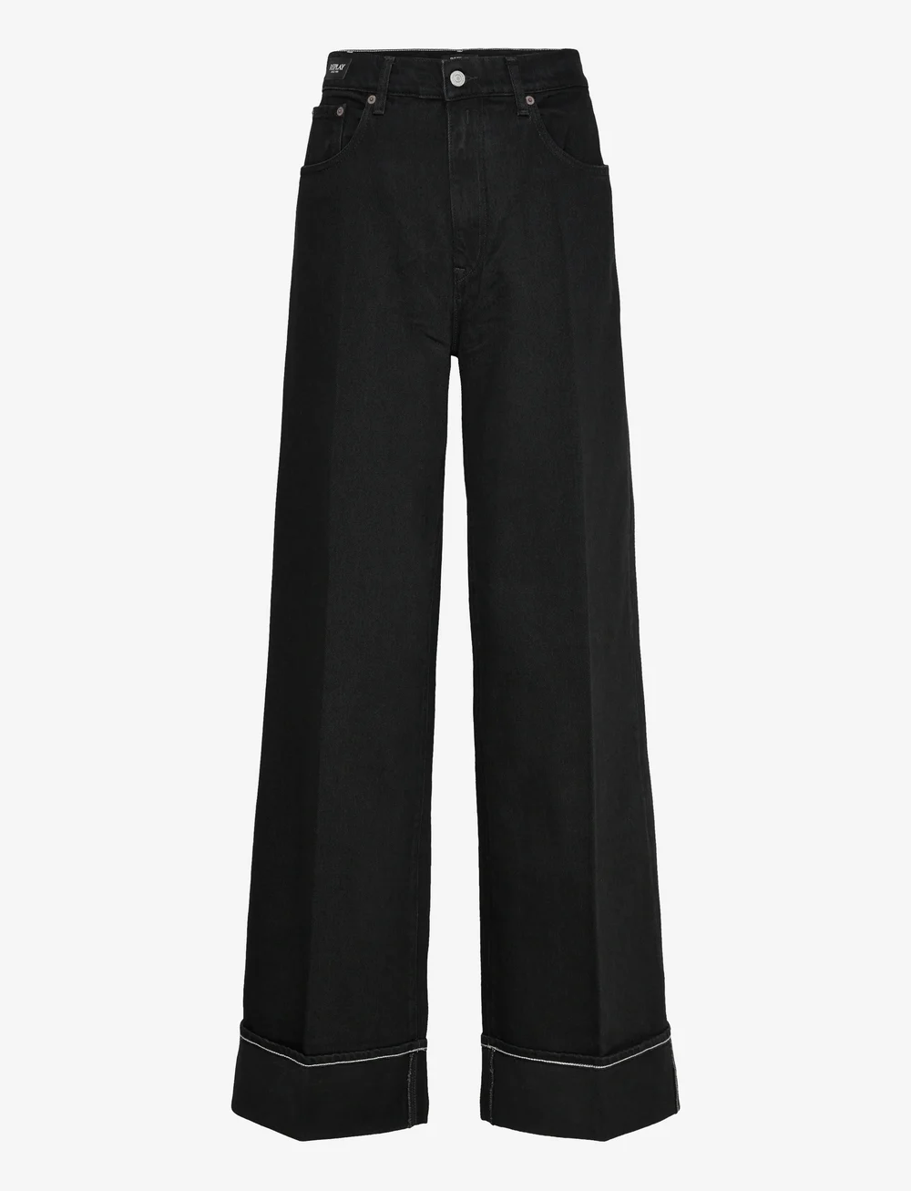 Replay - NALAJA Trousers WIDE LEG - vida jeans - black - 1