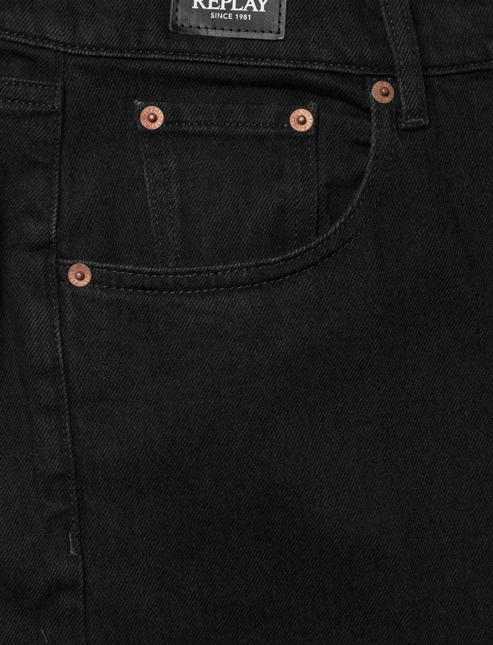 Replay - NALAJA Trousers WIDE LEG - vida jeans - black - 5