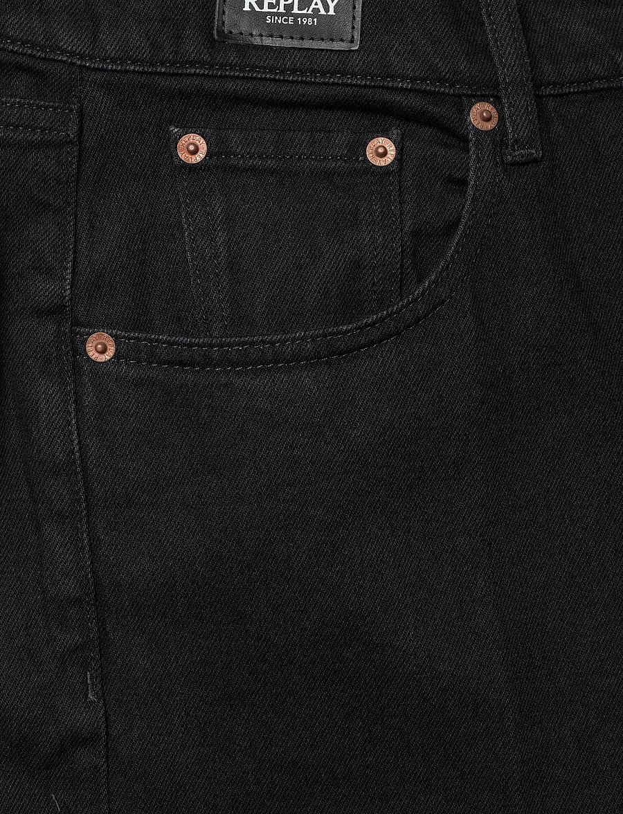 Replay - NALAJA Trousers WIDE LEG - hosen mit weitem bein - black - 5
