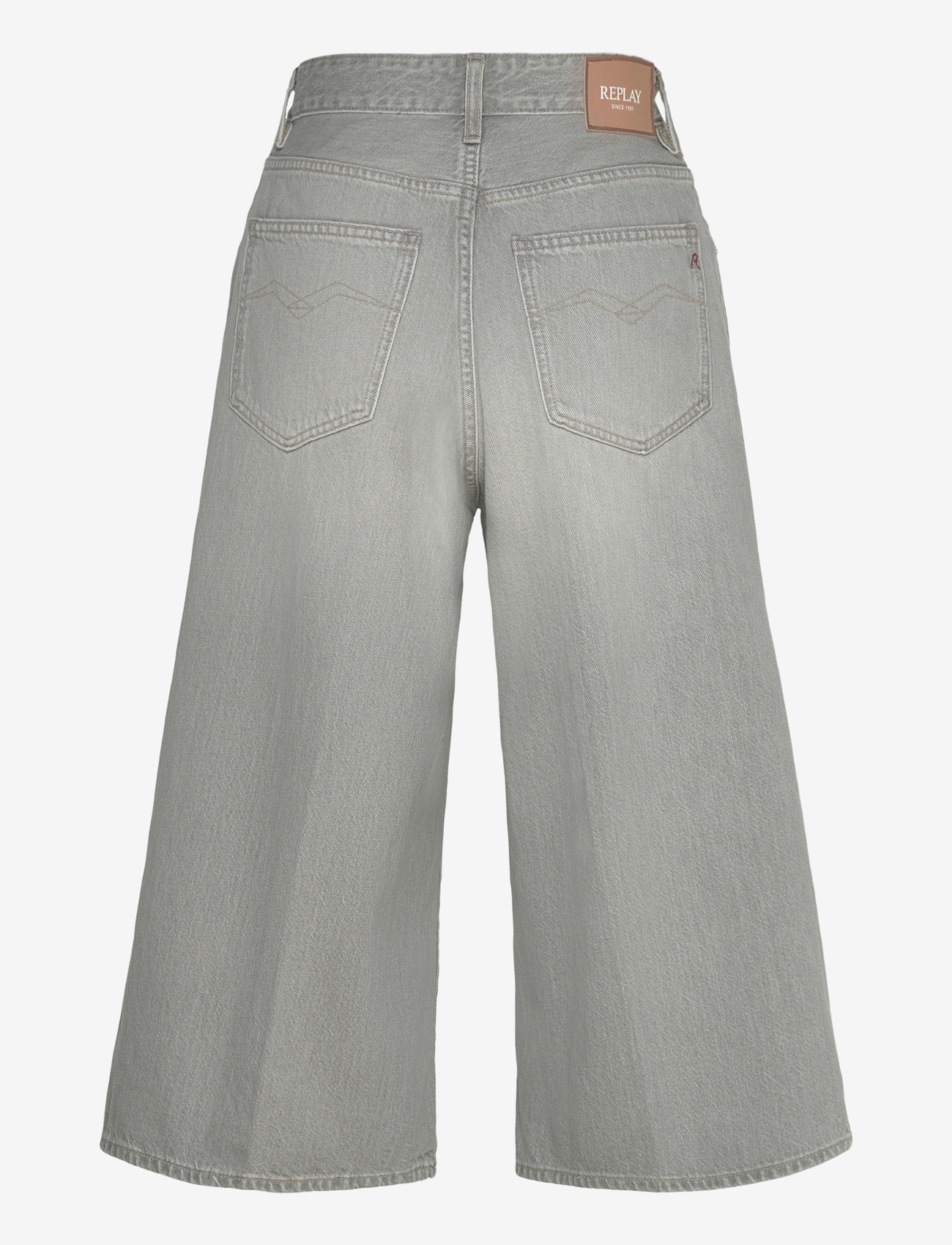 Replay - VIVYETTE Trousers WIDE LEG - vida jeans - grey - 2