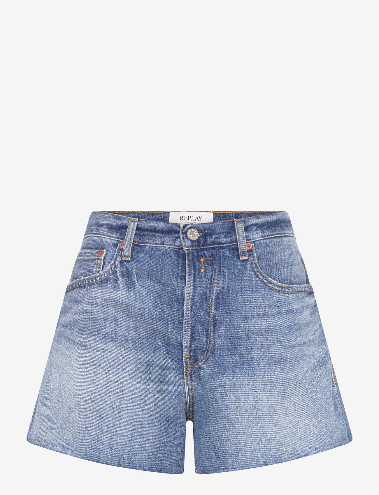 Replay - Shorts STRAIGHT SHORT - jorts - medium blue - 1