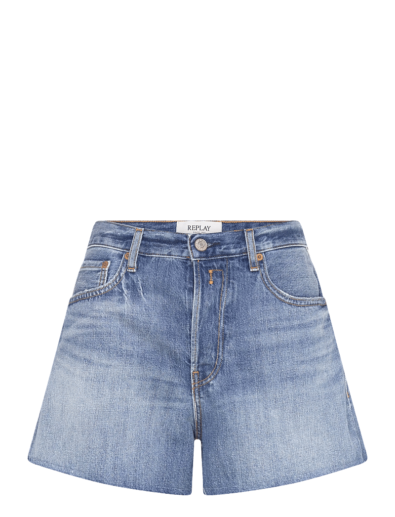 Replay - Shorts STRAIGHT SHORT - jorts - medium blue - 1