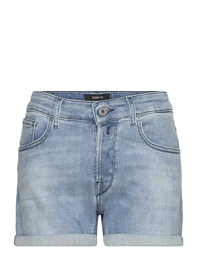 Replay - ANYTA Shorts C-Stretch - jorts - blue - 0