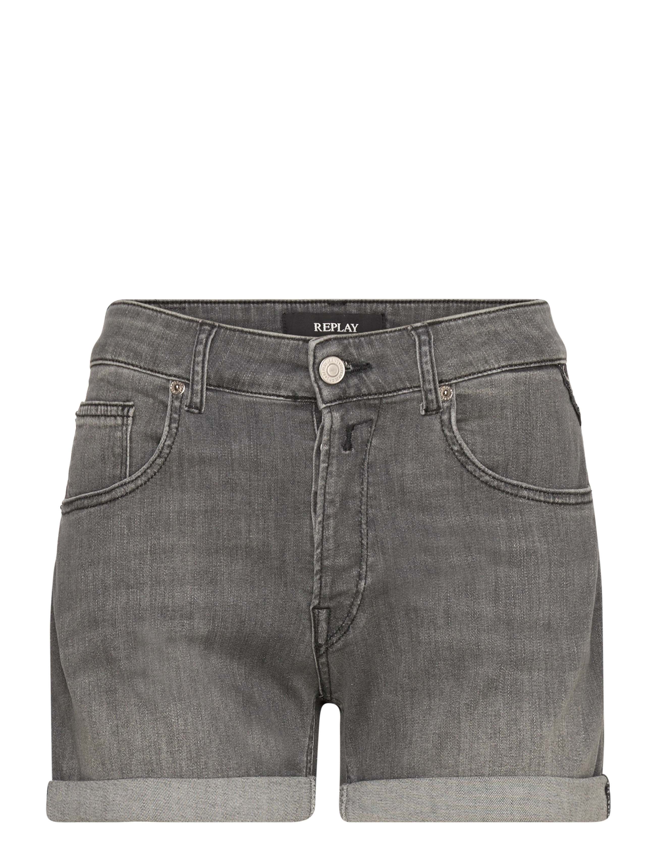 Replay Anyta Shorts 99 Denim, 28, Shorts, Grau - Denim Frauen