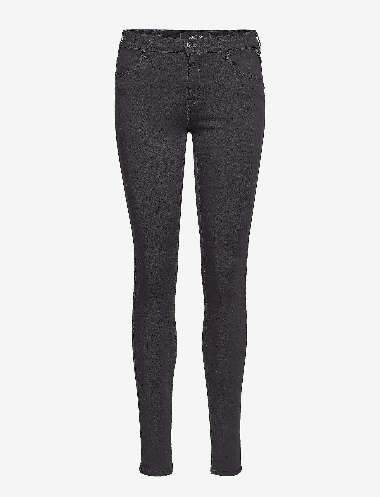 Replay - STELLA - džinsa bikses ar šaurām starām - black - 0