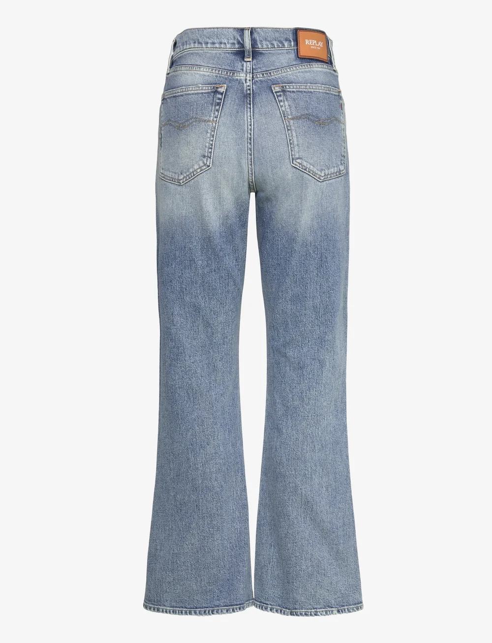 Replay - BECKA Trousers MID WAIST FLARED Original - flared jeans - blue - 2