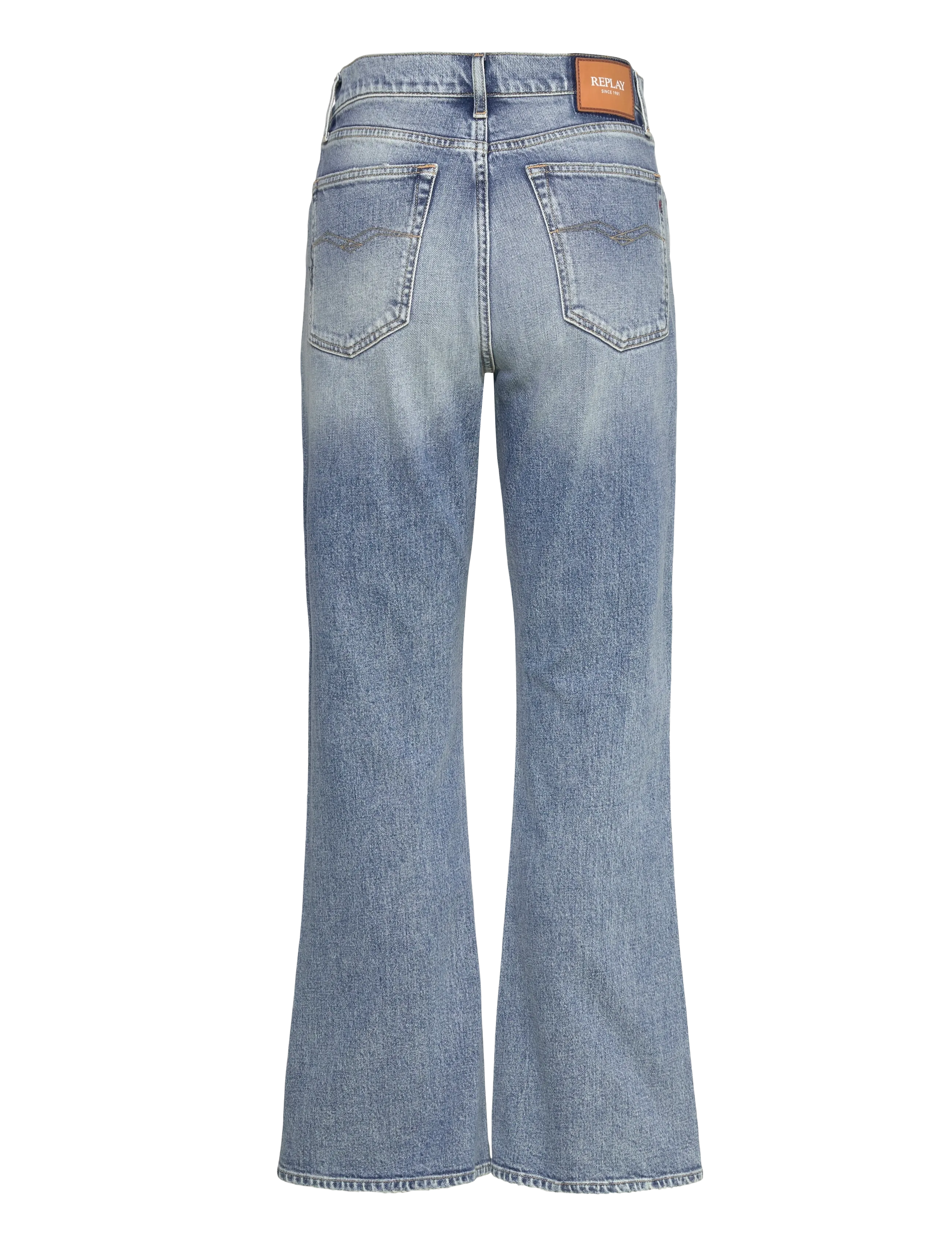 Replay - BECKA MID WAIST FLARED Original  DENIM Trousers - schlaghosen - blue - 2