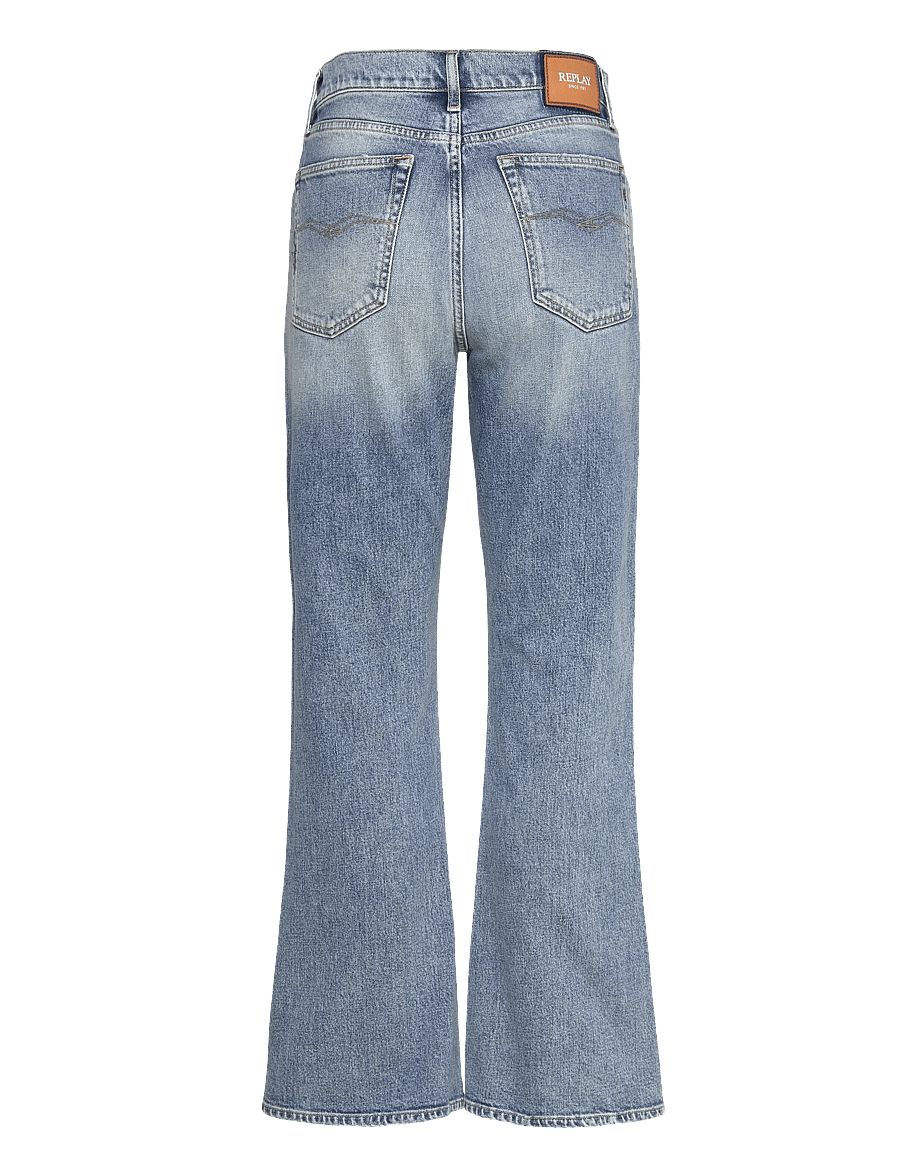 Replay - BECKA MID WAIST FLARED Original DENIM Trousers - schlaghosen - blue - 2