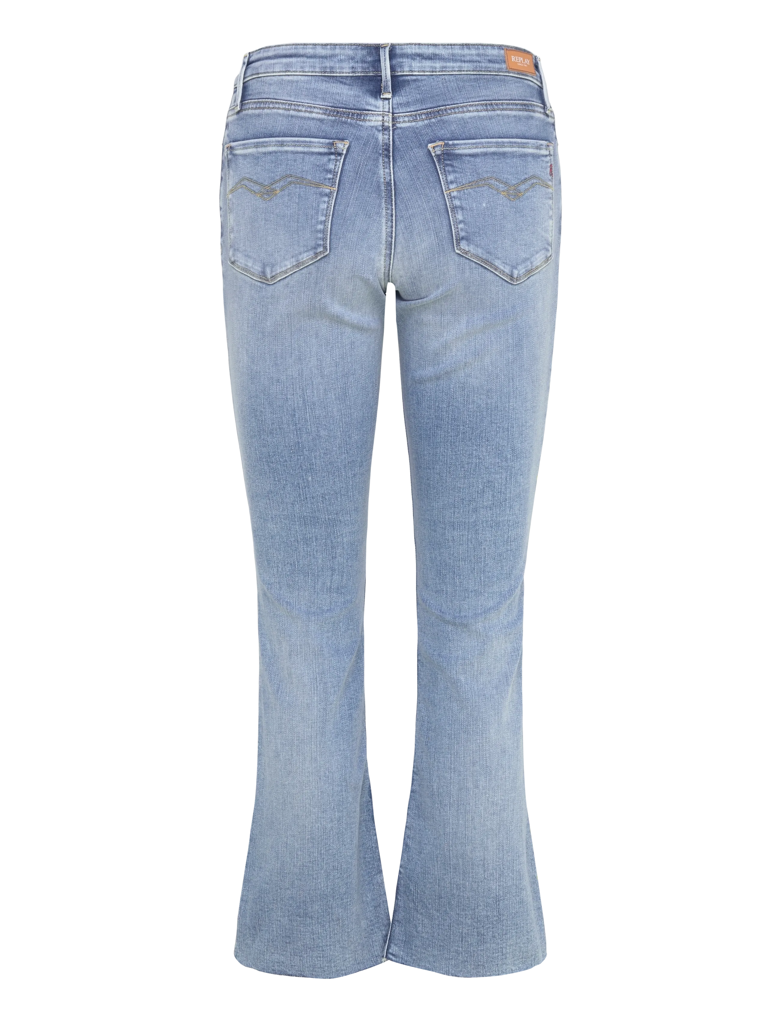 Replay - ZOLIE FLARE Trousers FLARE - schlaghosen - blue - 2
