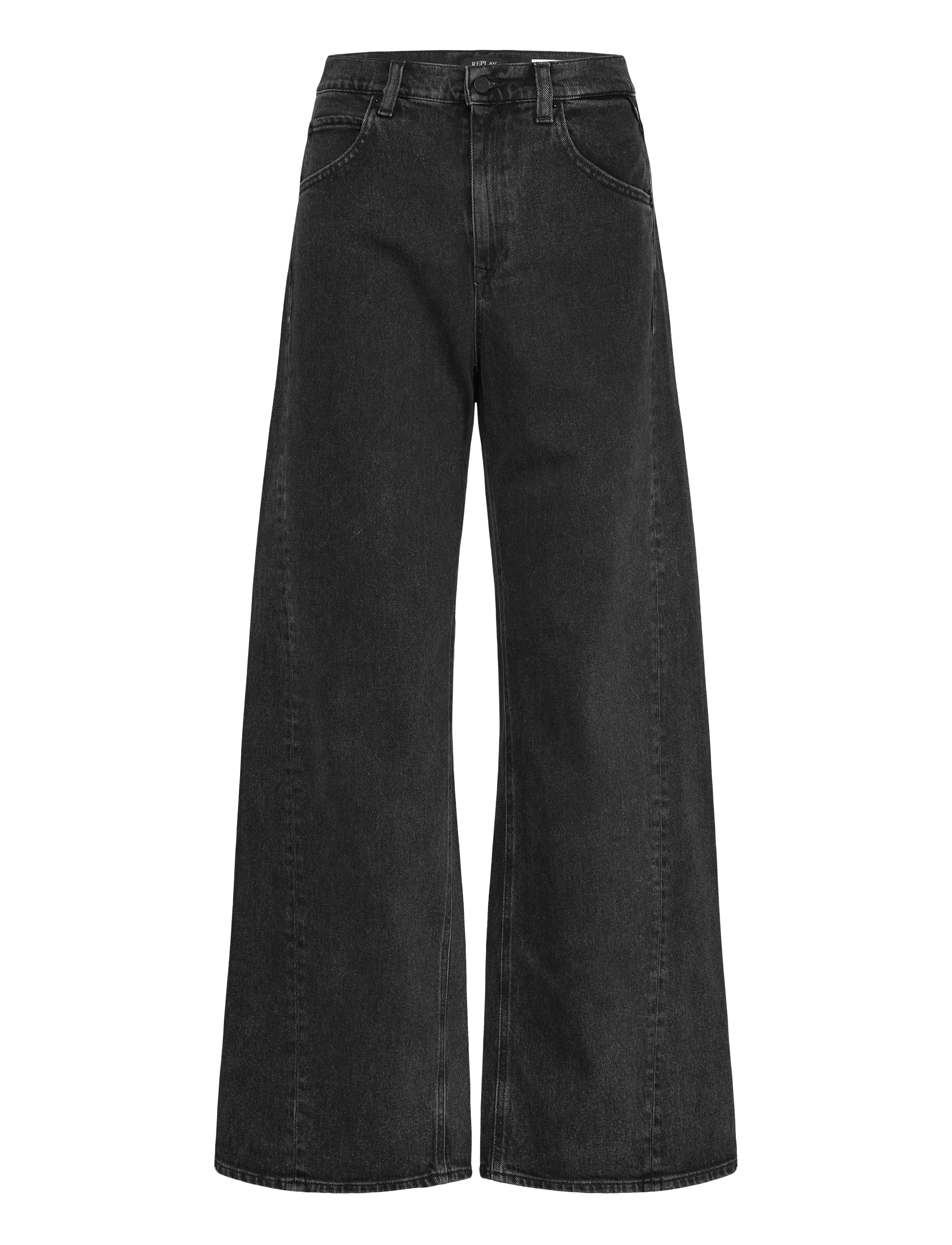 REPLAY Narja Hosen Baggy Grau - 28x28 - Damen