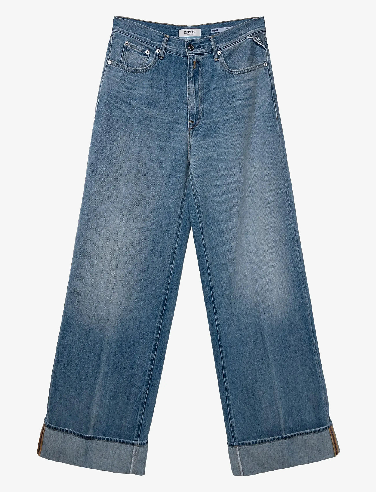 Replay - JANIE Trousers BARREL - barrel lõikega teksad - blue - 1