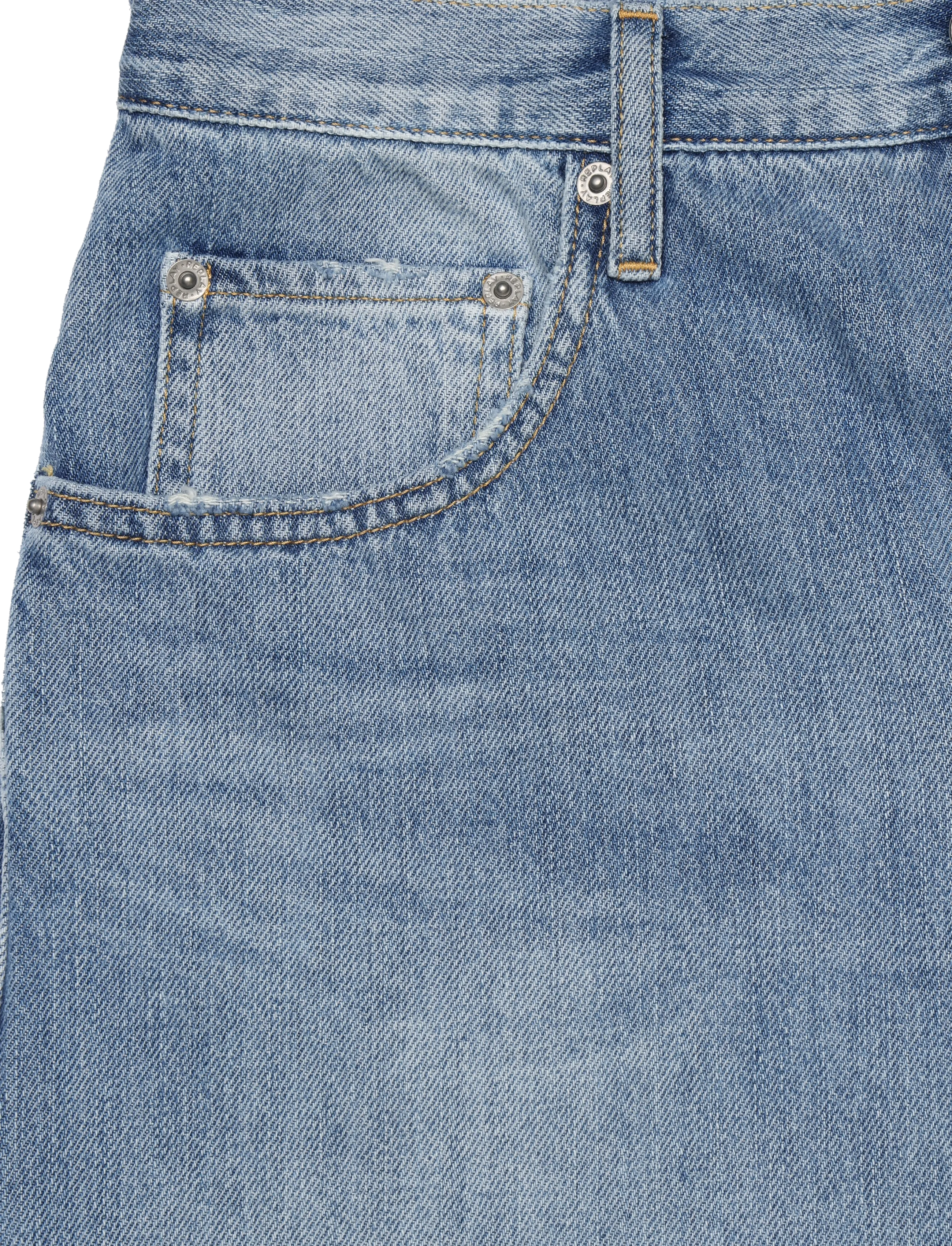 Replay - JANIE Trousers BARREL - barrel jeans - blue - 5