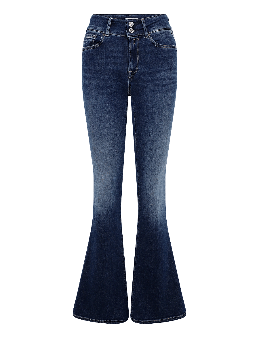 Replay - NEWLUZ FLARE Trousers FLARE - utsvängda jeans - blue - 1