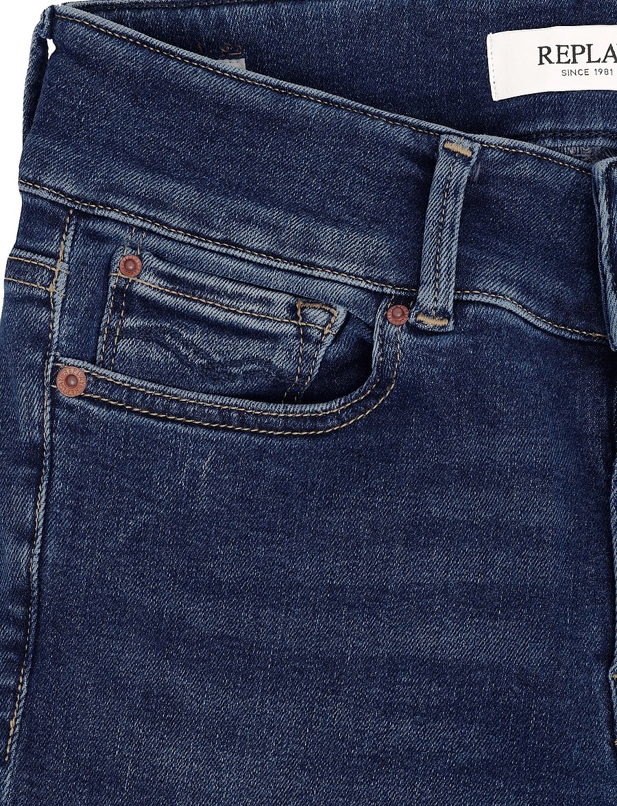 Replay - NEWLUZ FLARE Trousers FLARE - utsvängda jeans - blue - 4