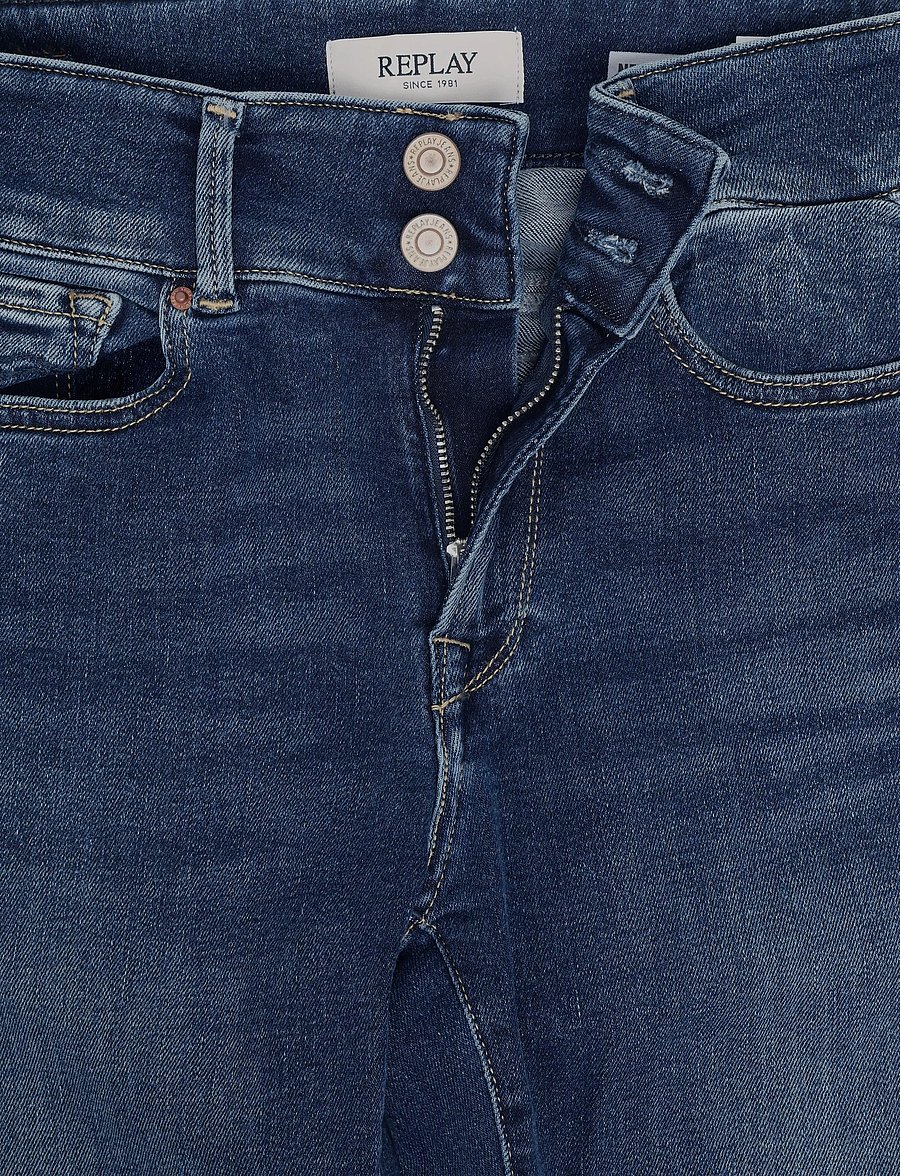 Replay - NEWLUZ FLARE Trousers FLARE - utsvängda jeans - blue - 5