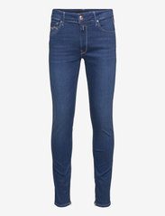 Replay - NEW LUZ ANKLE ZIP - džinsa bikses ar šaurām starām - medium blue - 0