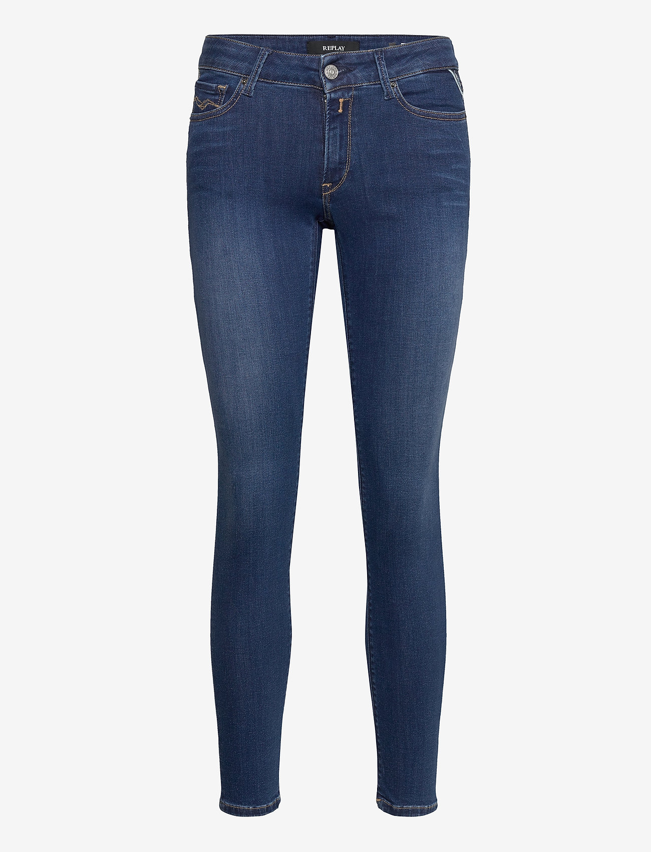 Replay - NEW LUZ Trousers 99 Denim - džinsa bikses ar šaurām starām - medium blue - 0