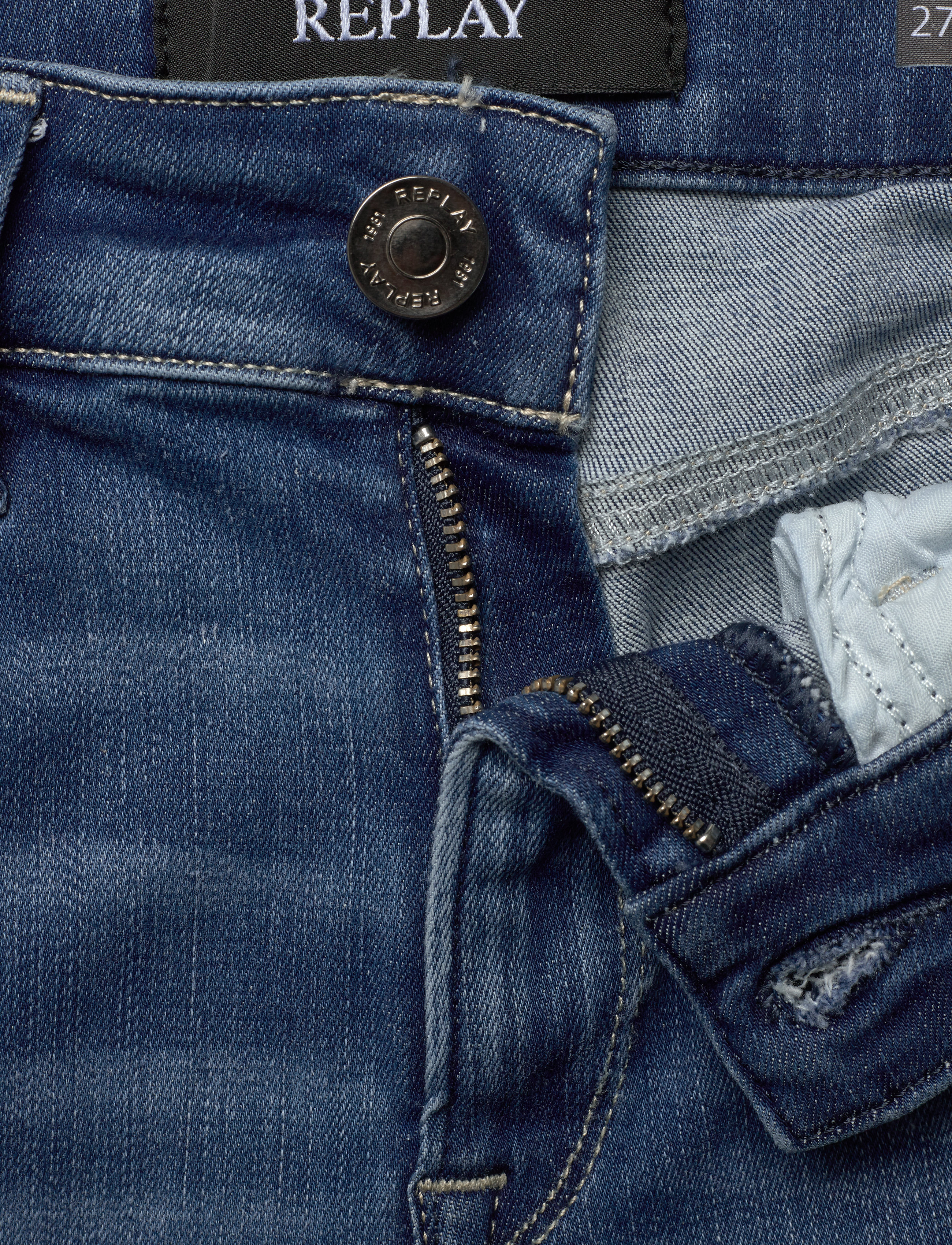 Replay - NEW LUZ - skinny jeans - medium blue - 3