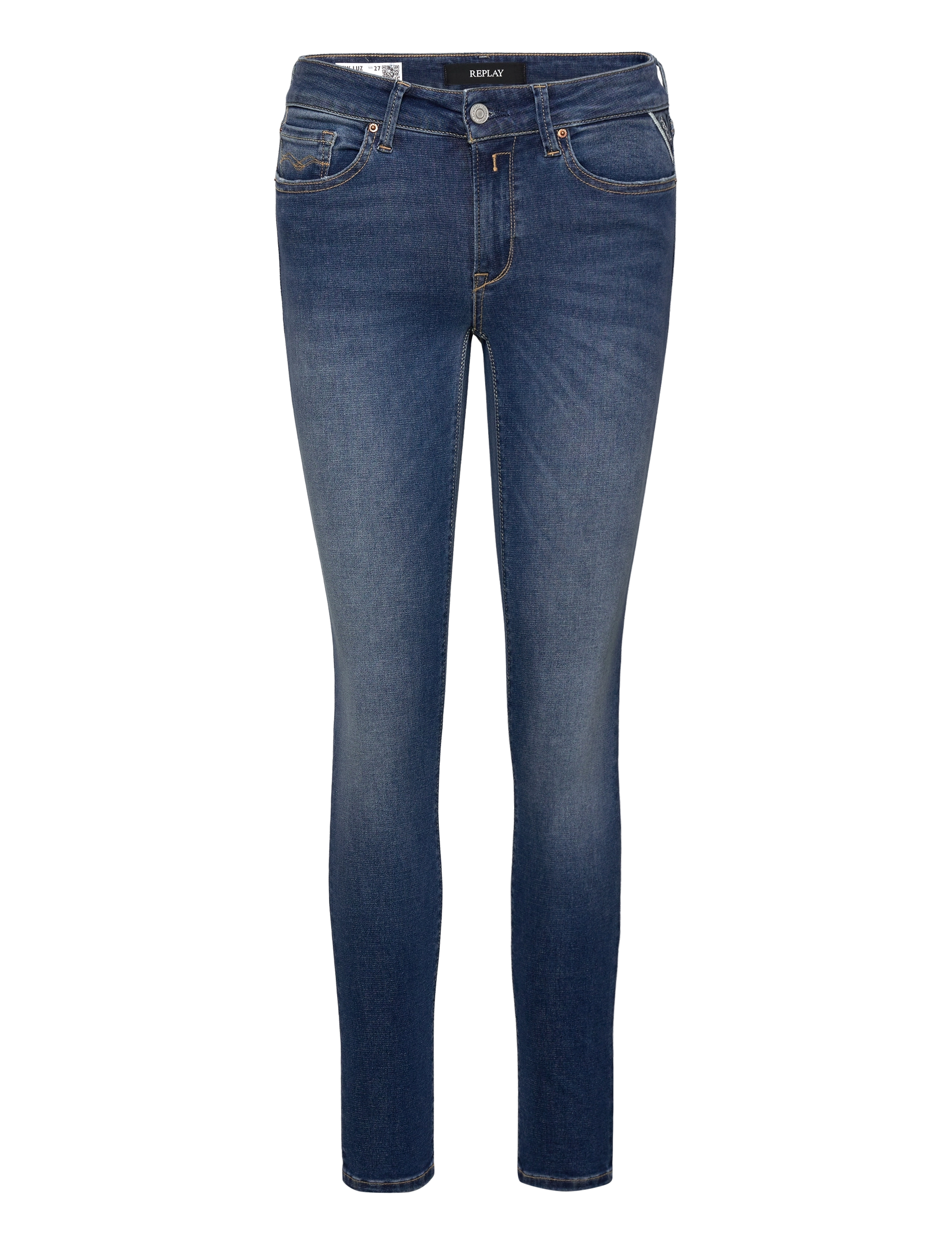 Replay - NEW LUZ Trousers SKINNY HYPERFLEX ORIGINAL - blue - 0