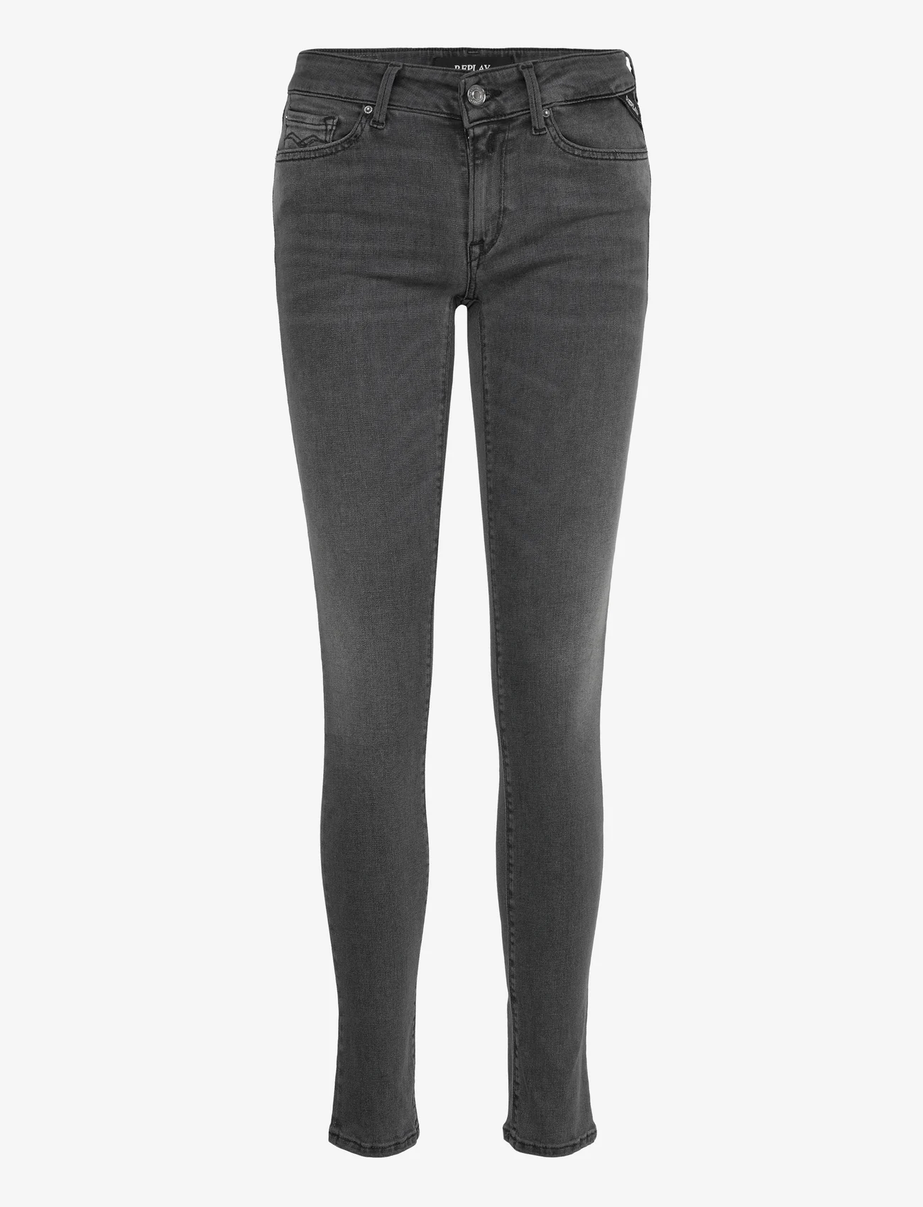 Replay - NEW LUZ Trousers SKINNY HYPERFLEX ORIGINAL - pillifarkut - grey - 0