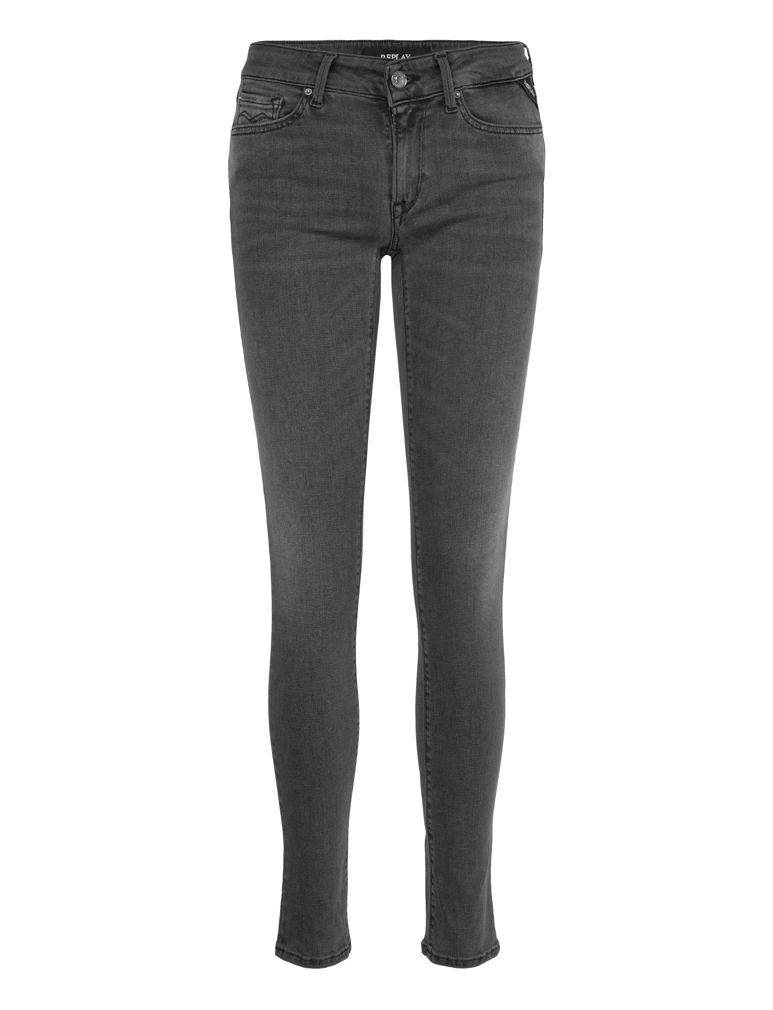 Replay - NEW LUZ Trousers SKINNY HYPERFLEX ORIGINAL - grey - 1