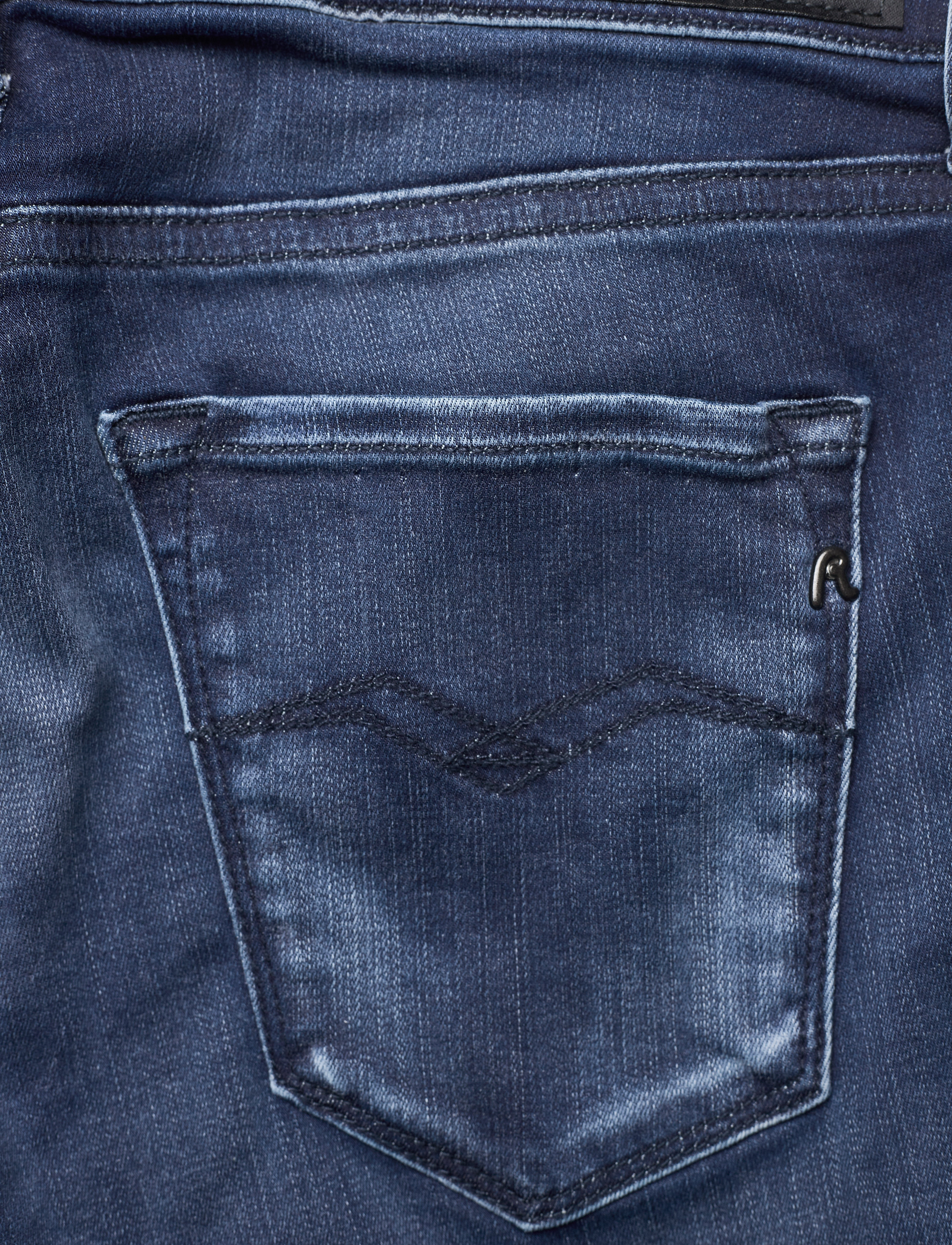 Replay - NEW LUZ Trousers SKINNY Hyperflex Re-Used XLite - dark blue - 4