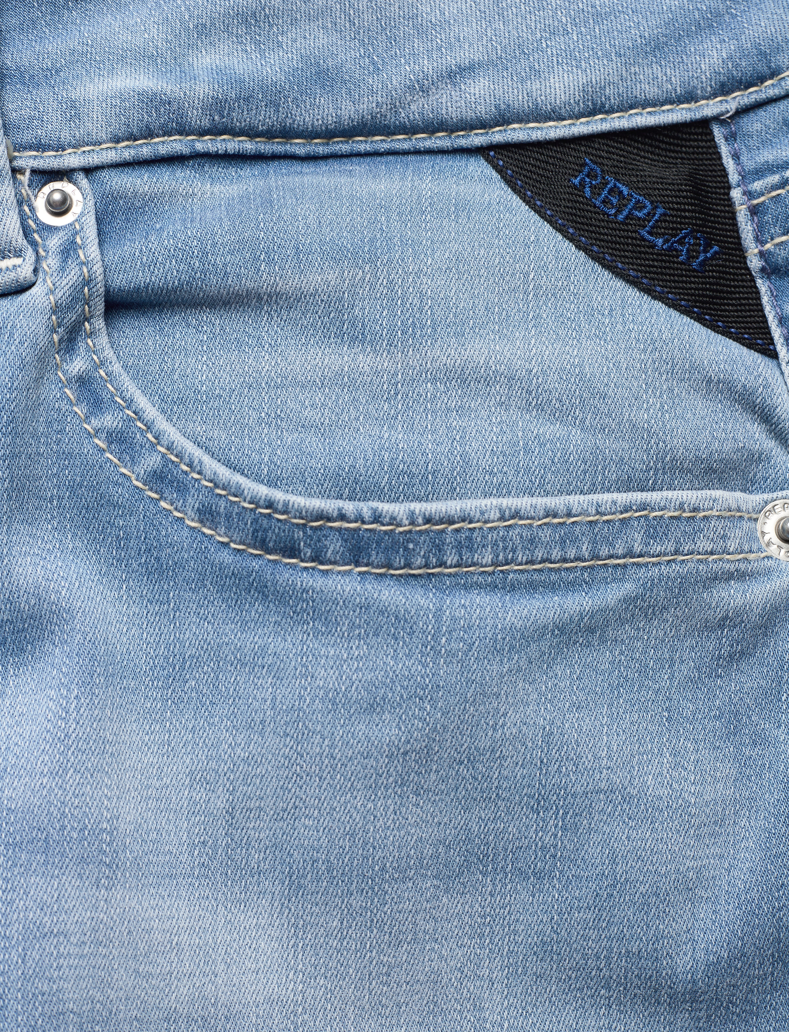 Replay - NEW LUZ Trousers Hyperflex Re-Used XLite - light blue - 2