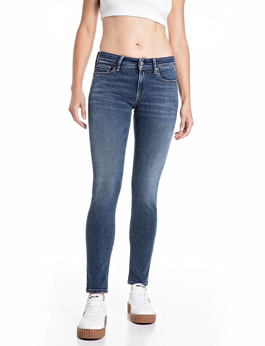 Replay - NEW LUZ Trousers SKINNY - skinny jeans - medium blue - 0